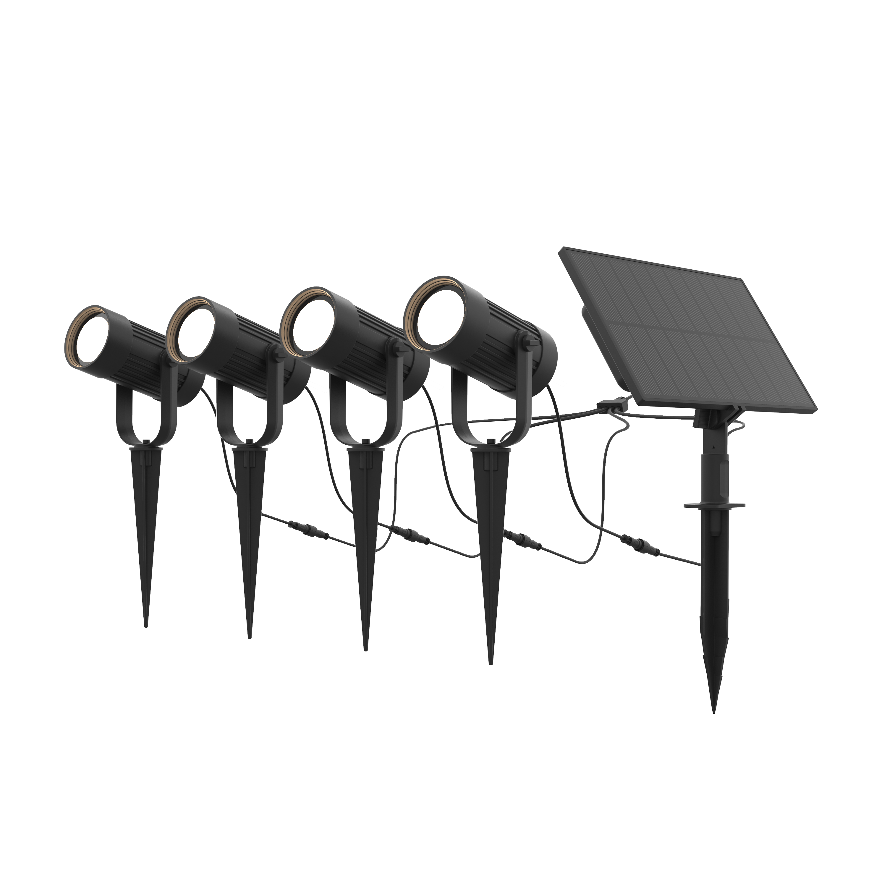 4 Projetores solar Ealge IP65 250lm 4000K Inspire - 3