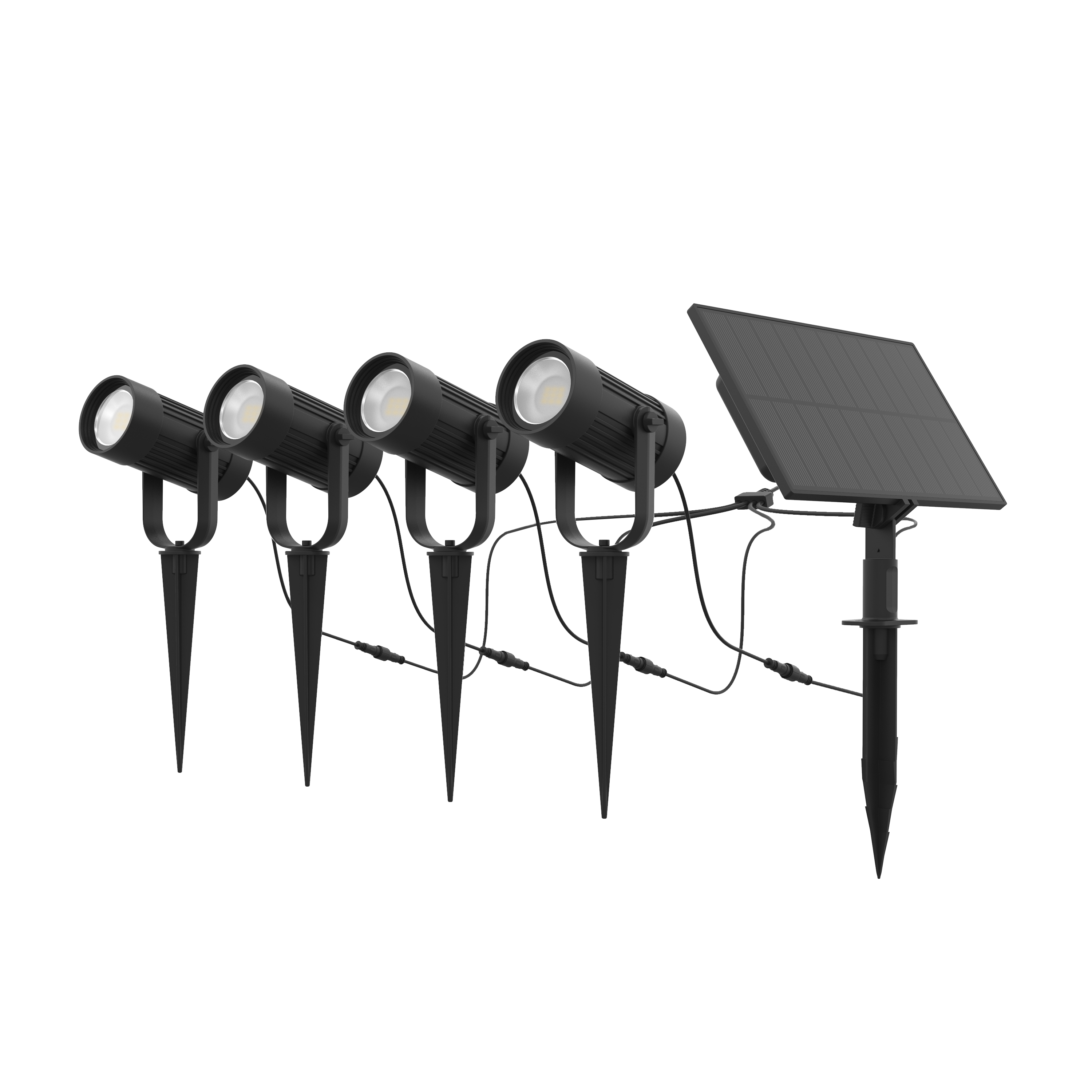 4 Projetores solar Ealge IP65 250lm 4000K Inspire - 2