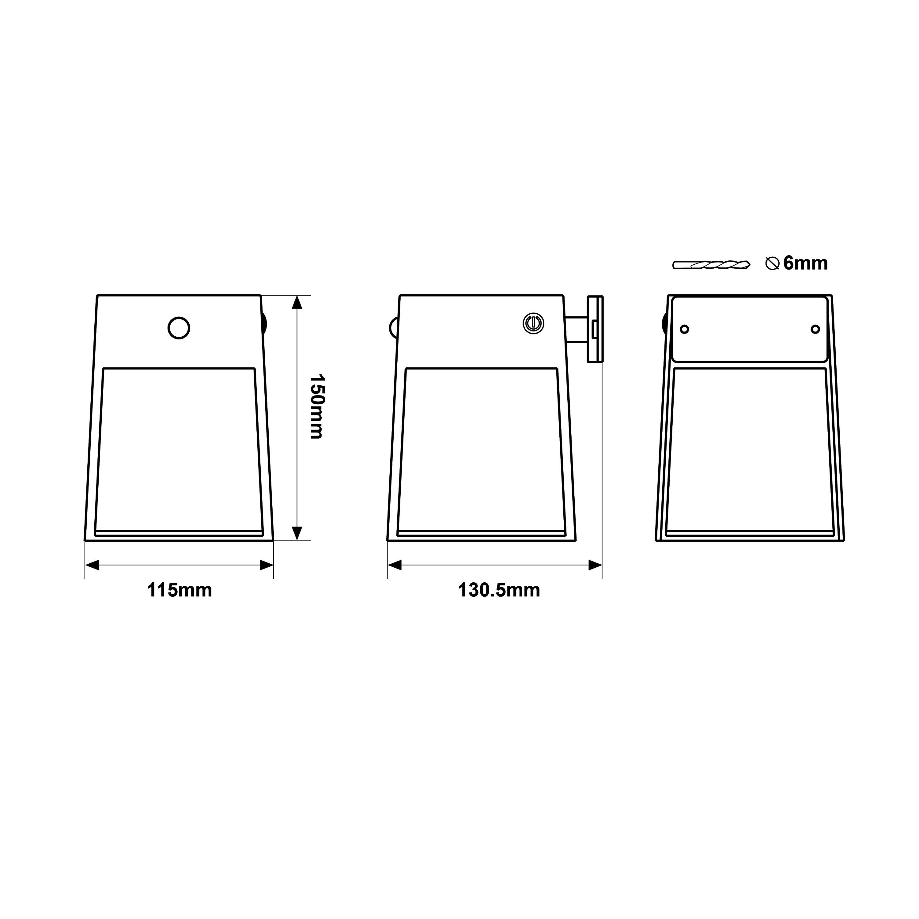 Applique solaire à détection, 500 Lumen blanc neutre, Kerida noir INSPIRE - 2