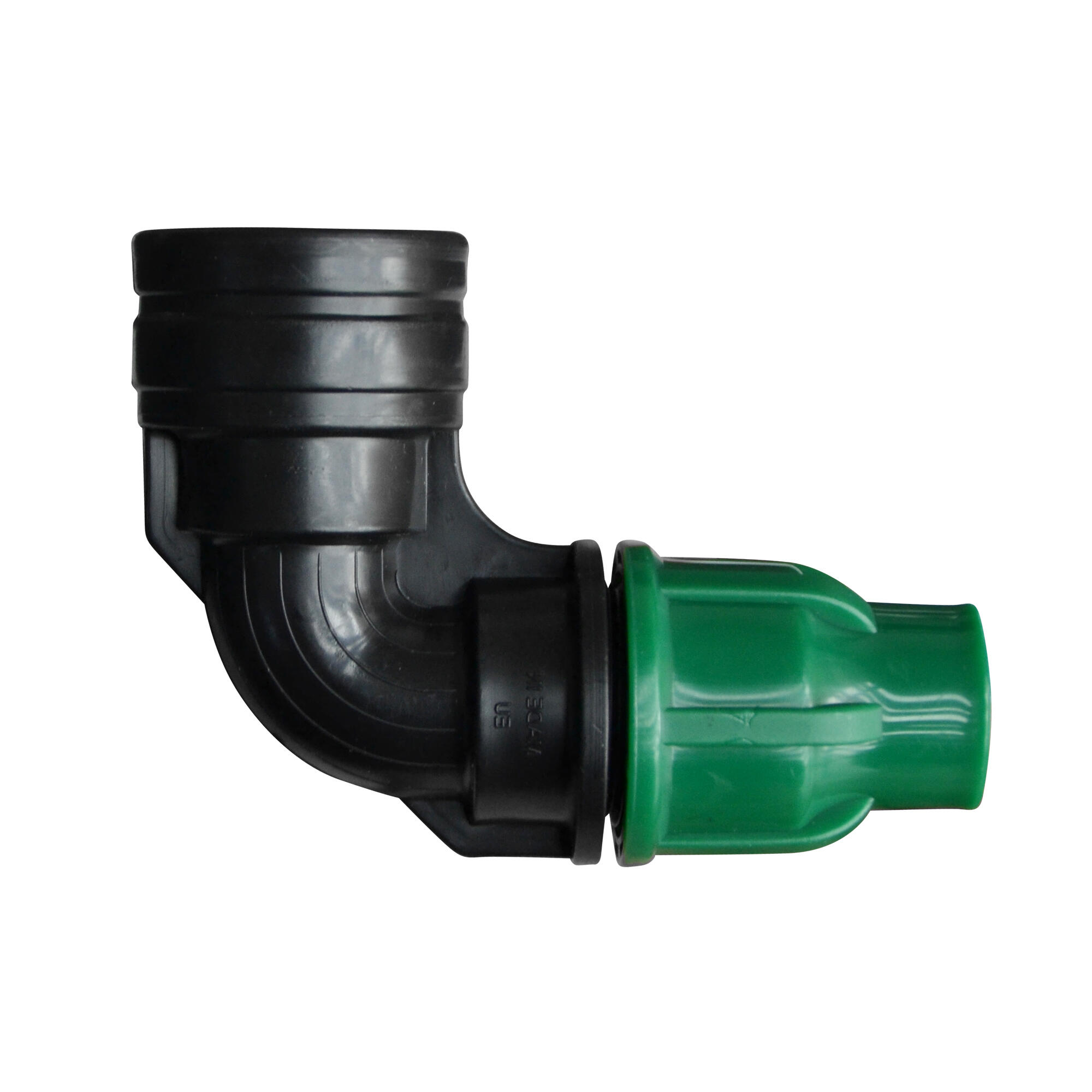 Codo para riego por goteo geolia de 16 mm