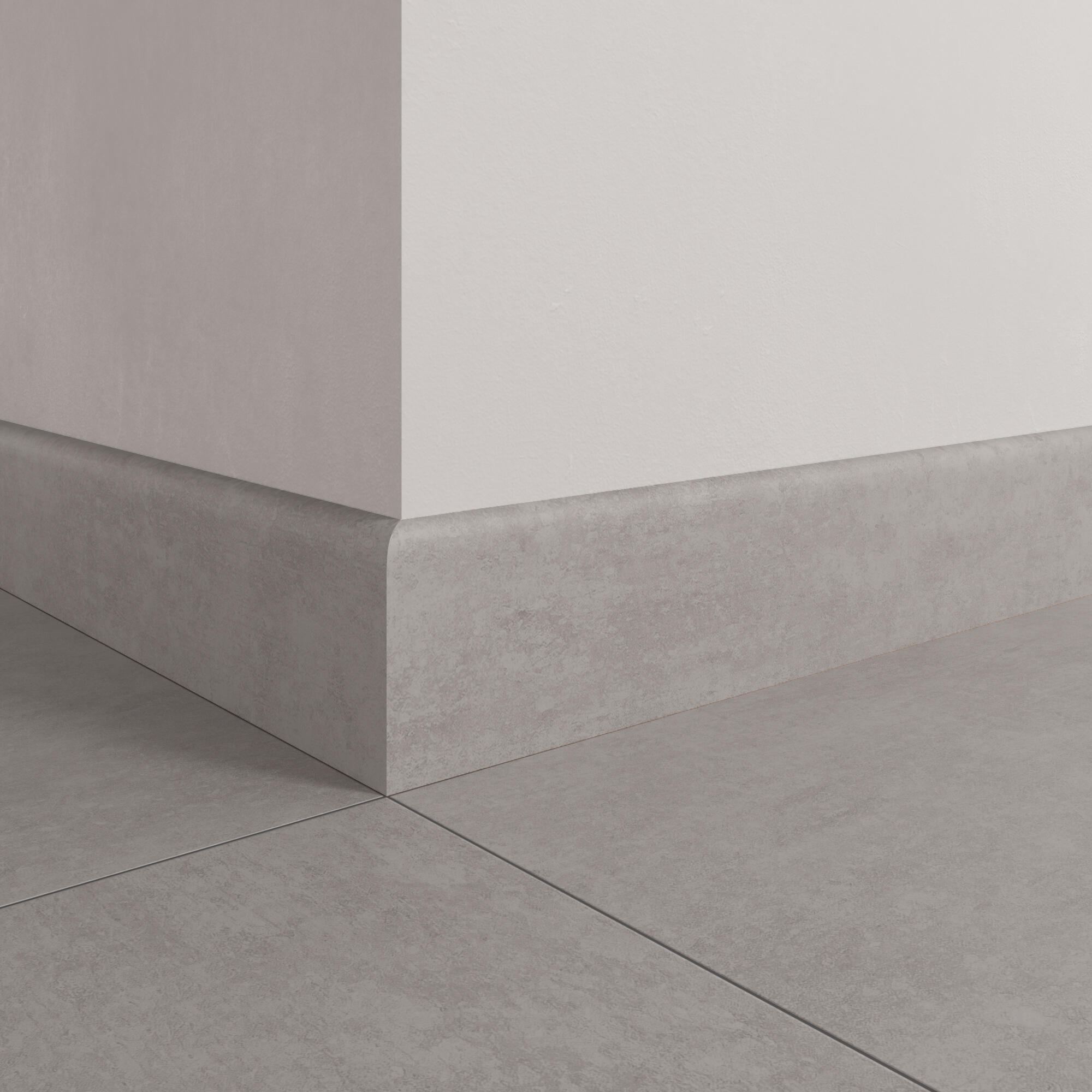 Rodapé cerâmico ARTENS MARTINS CINZ 10X60CM - 5