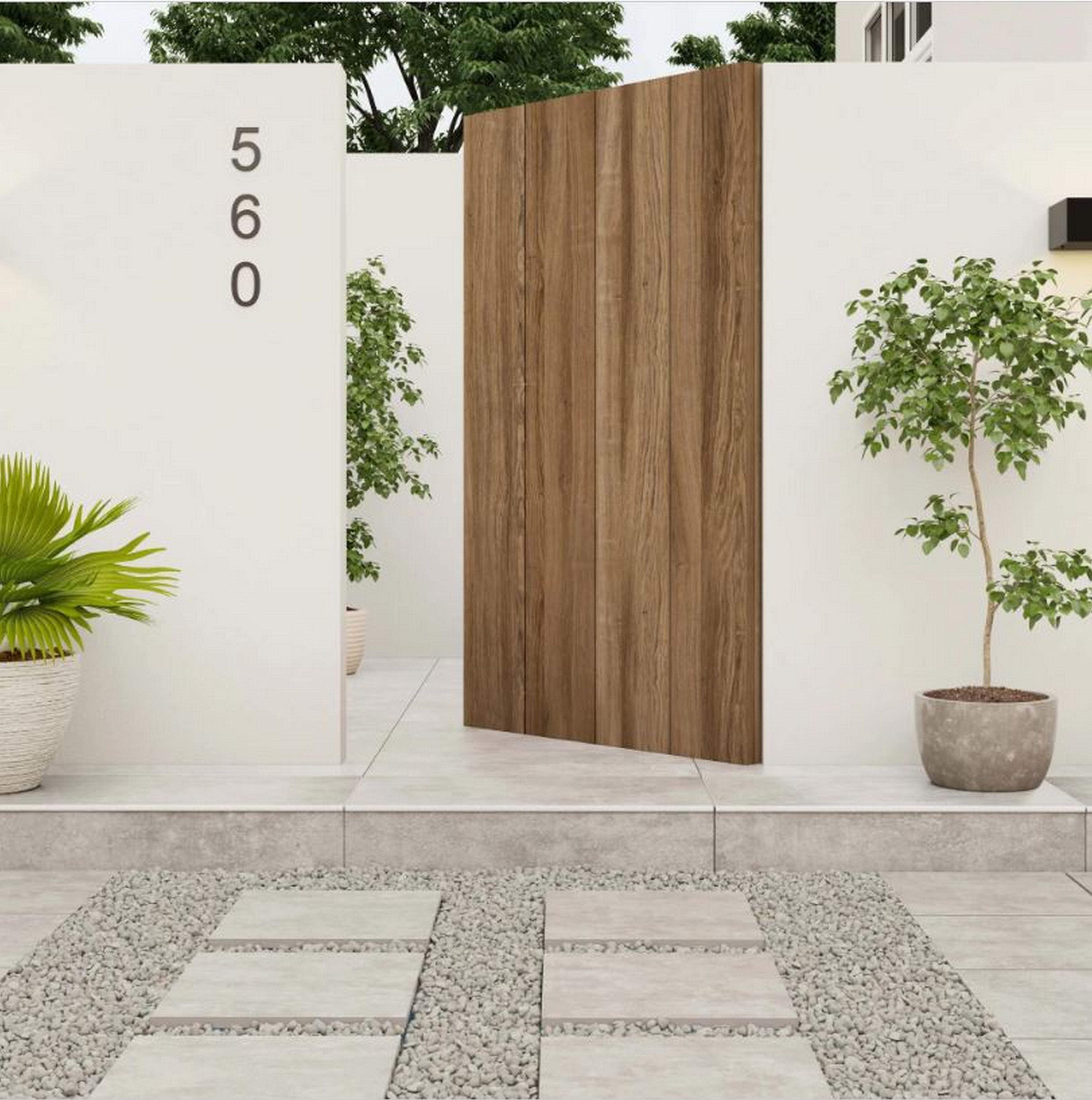 Peldaño gres porcelánico Martins efecto cemento blanco 59.5x30cm espesor 20mm ARTENS - 7