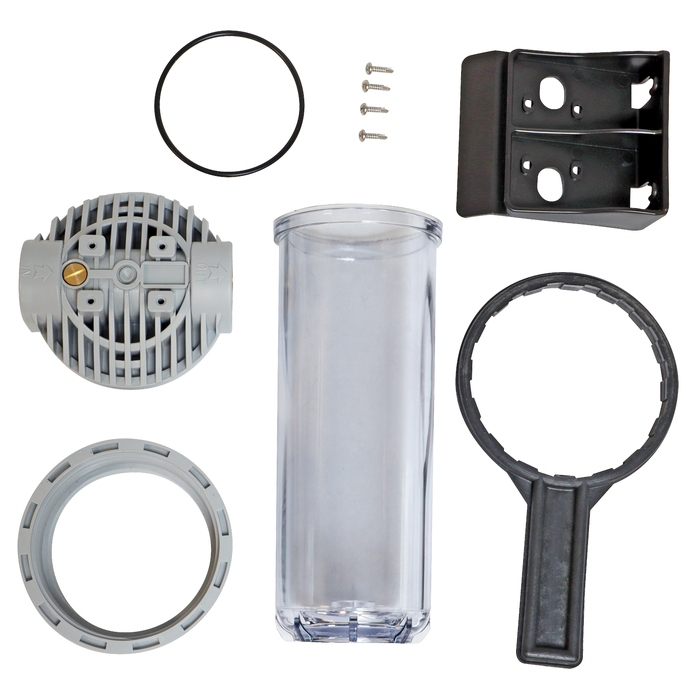O kit __1 tigela inclui__: - placas de montagem na parede, - tigela, - junta de vedação, - chave de desapertar.