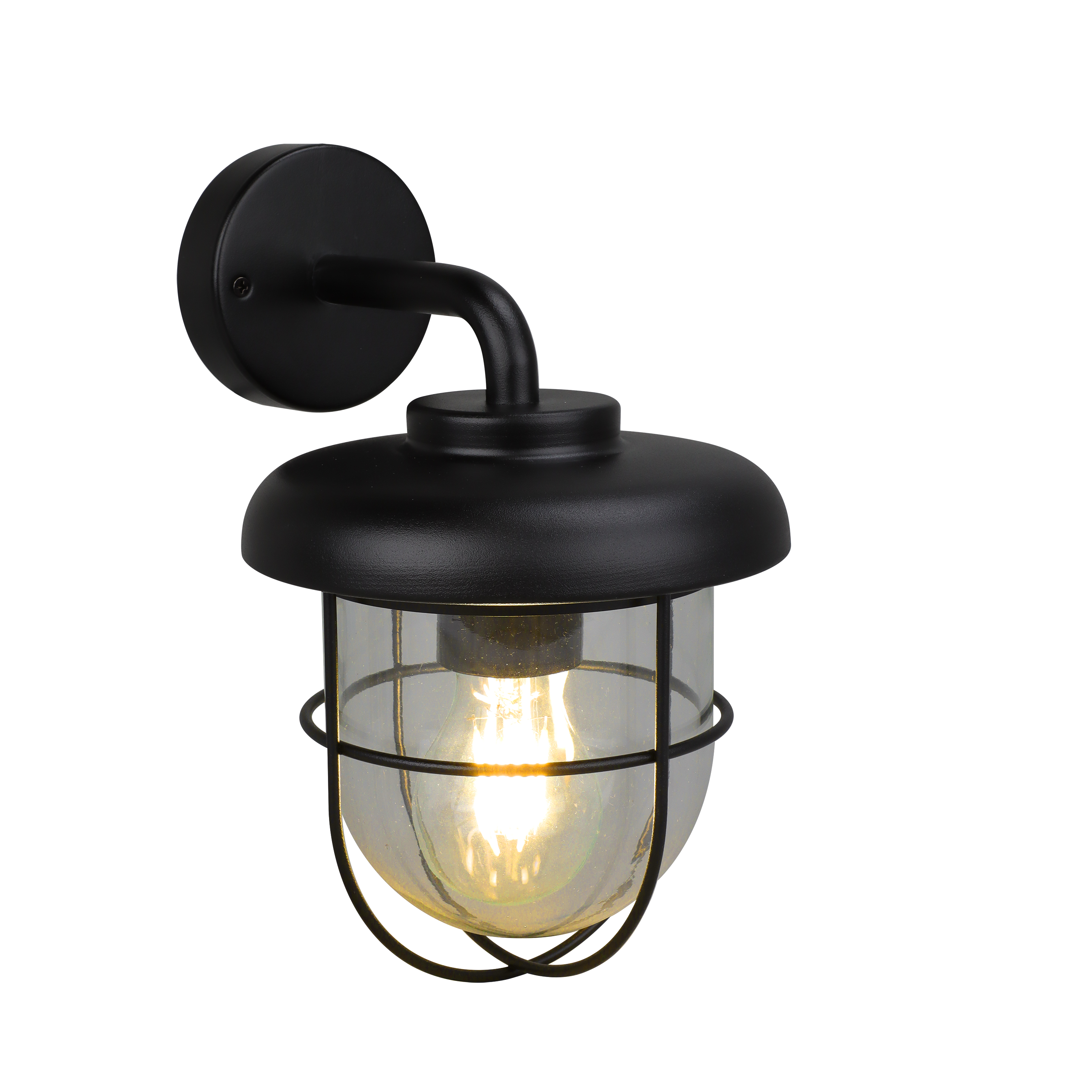 Applique da esterno Nerja nero IP65 E27 INSPIRE - 2