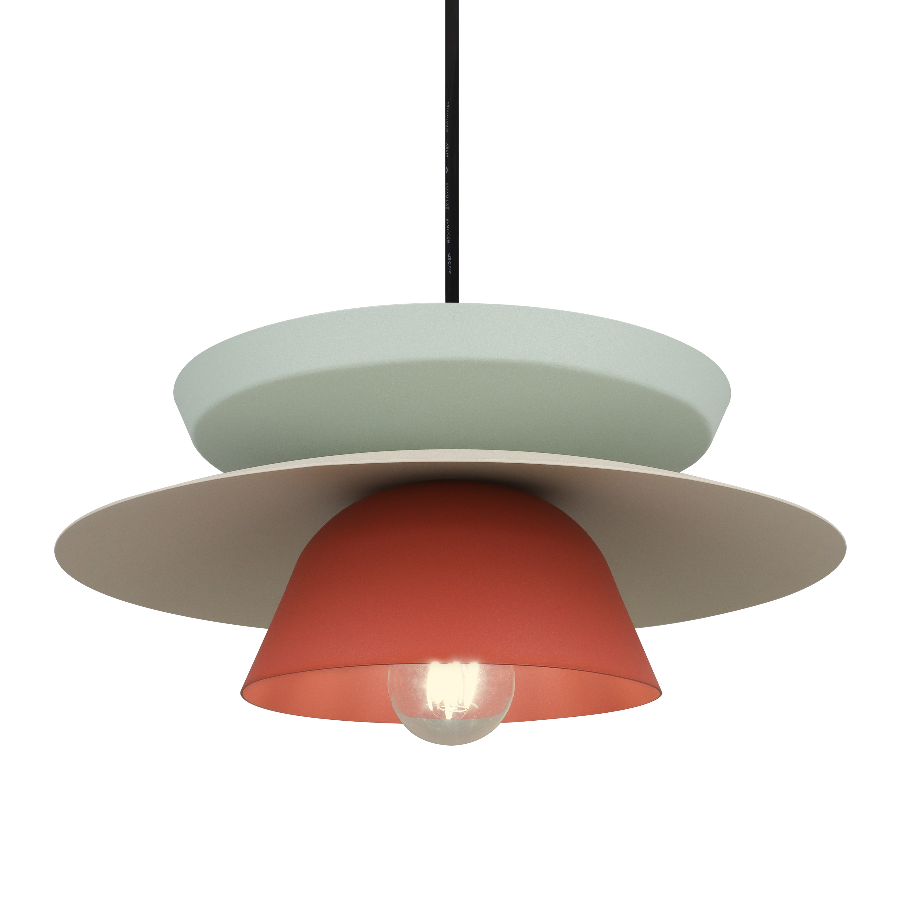 Suspension extérieur 3 disques E27, Diam.37 cm Palmar INSPIRE - 6