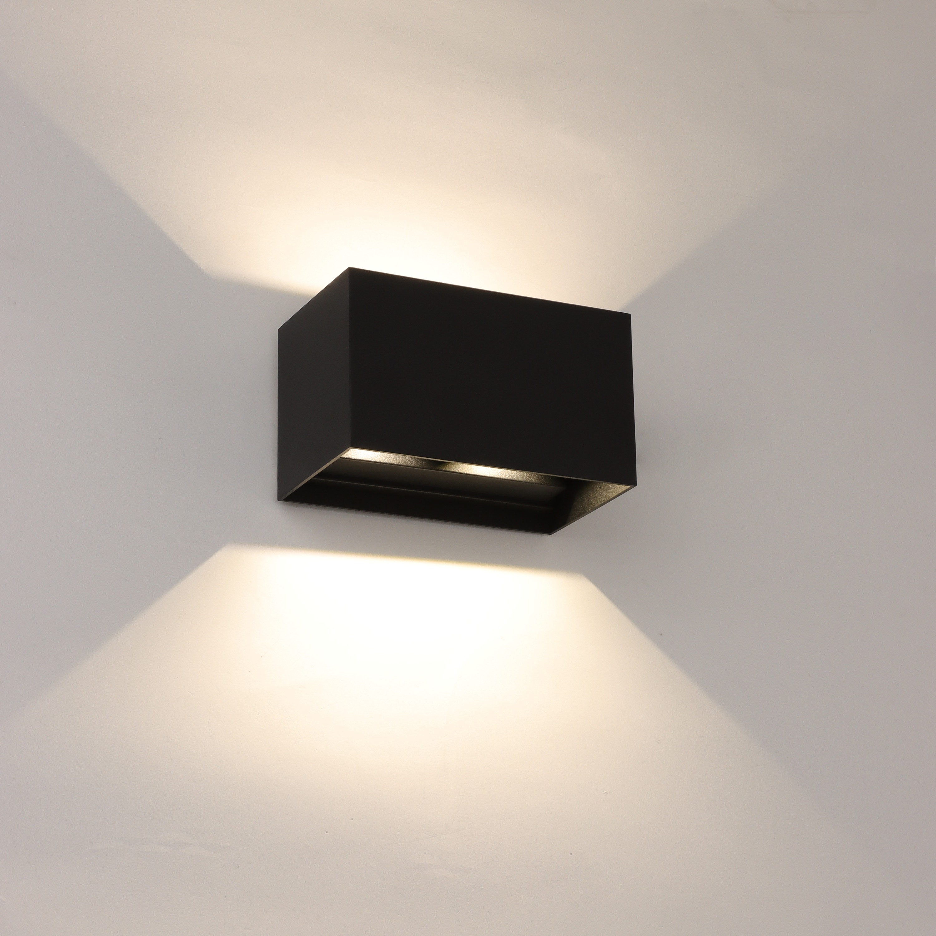 Aplique de parede LED de exterior ROXBURY - Retangular - 4000K - IP54 - preto - INSPIRE - 2