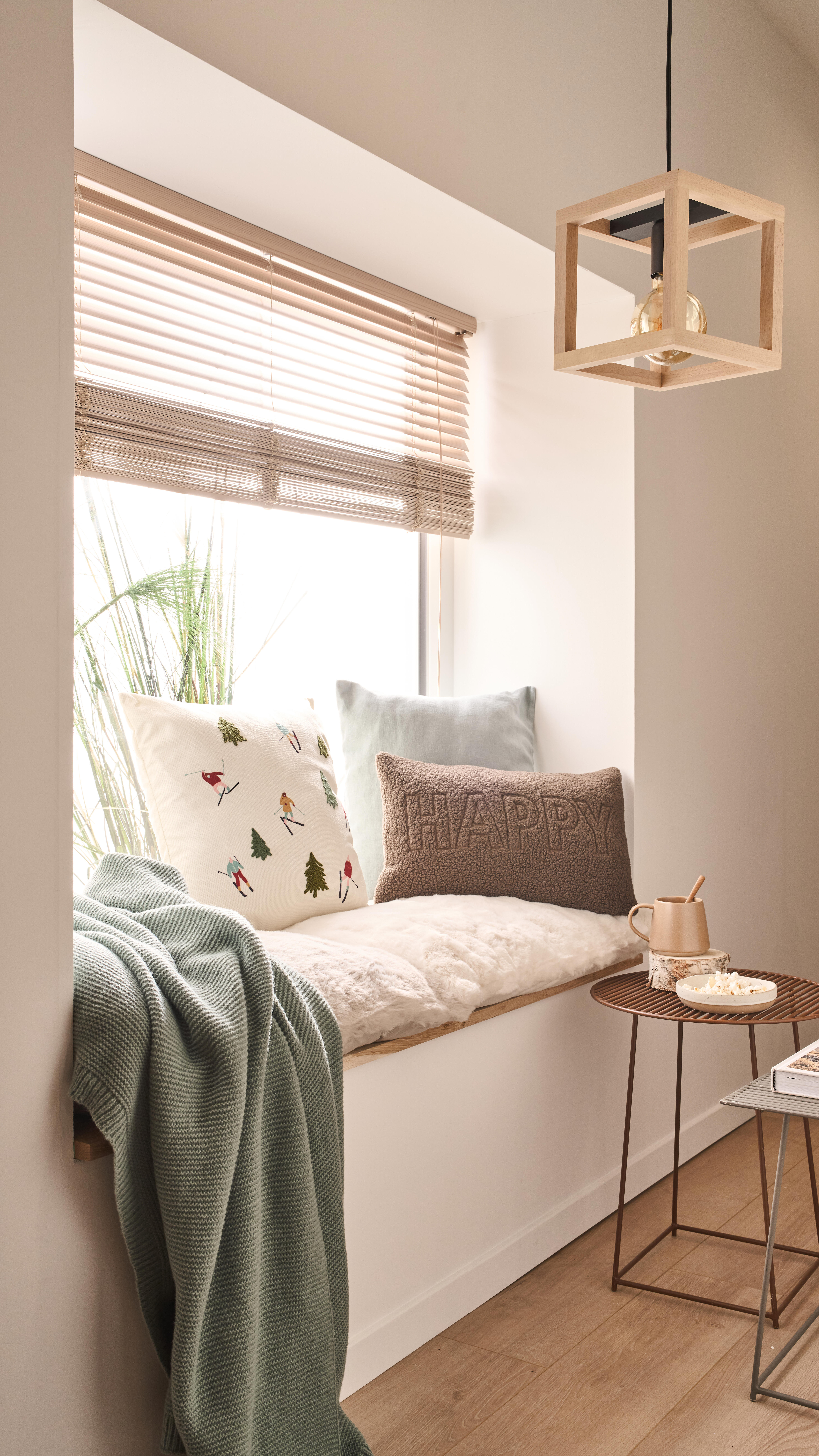 Suspension Elgort bois, marron, Diam.20 cm INSPIRE, E27 - 5