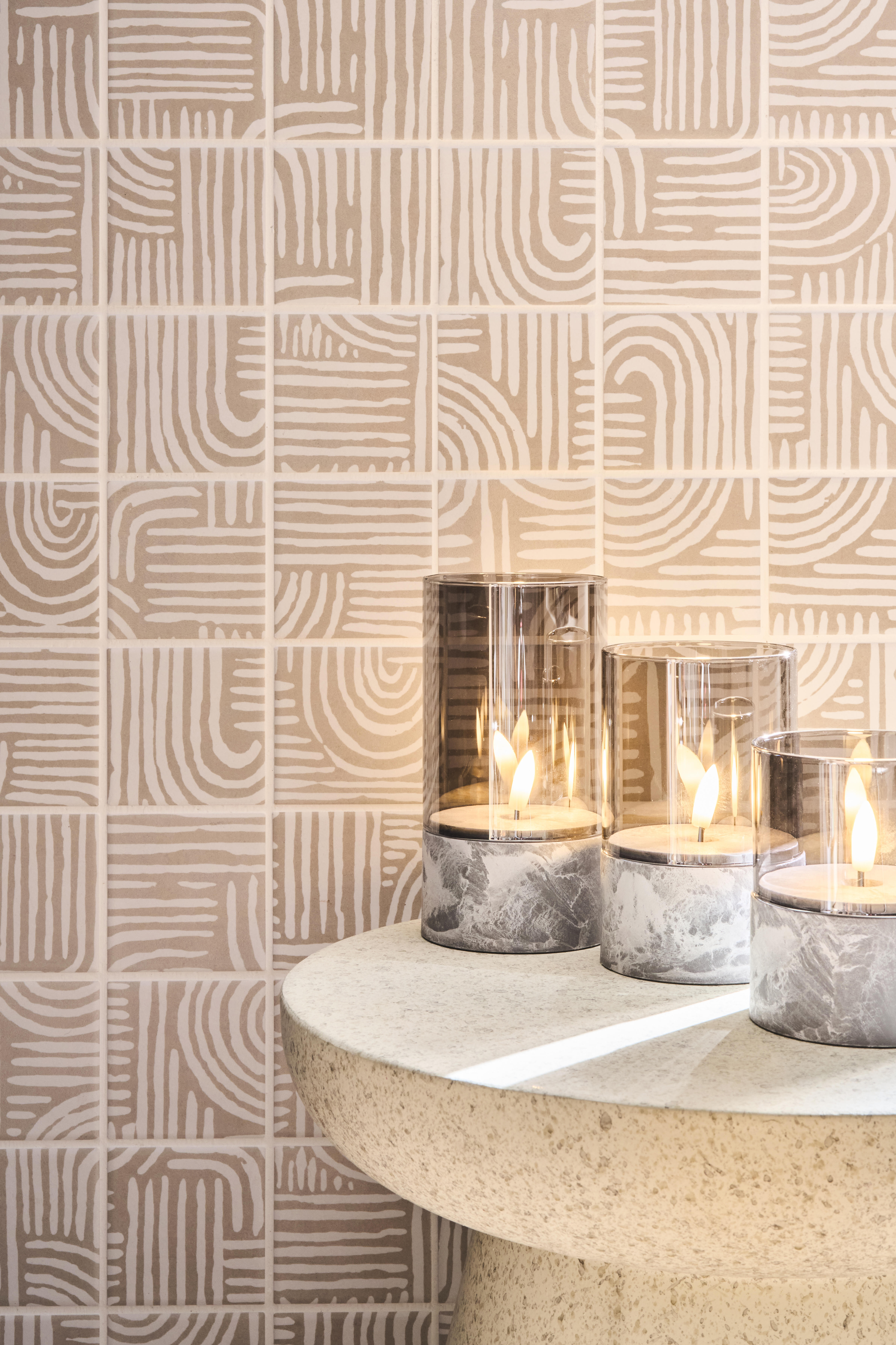 Lot de 3 bougies Led à piles, effet flamme, BRELIGHT - 2