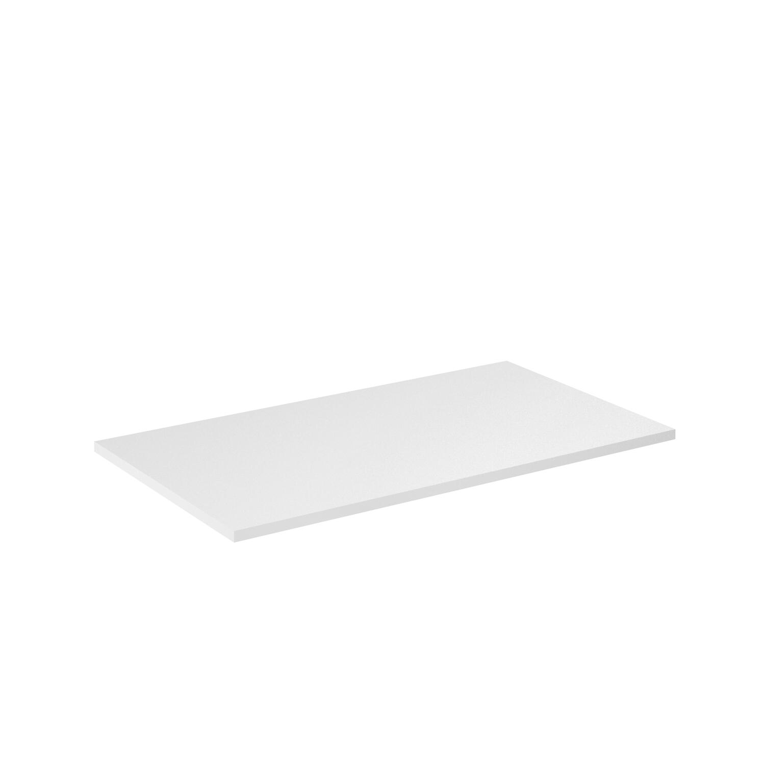Encimera lavabo lignes blanco mate 80x45.7x1.9 cm