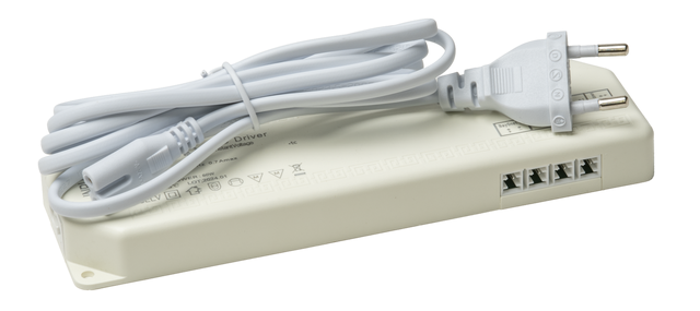 Fuente de alimentación compacta y coexión a perfil 12V 60W IP20