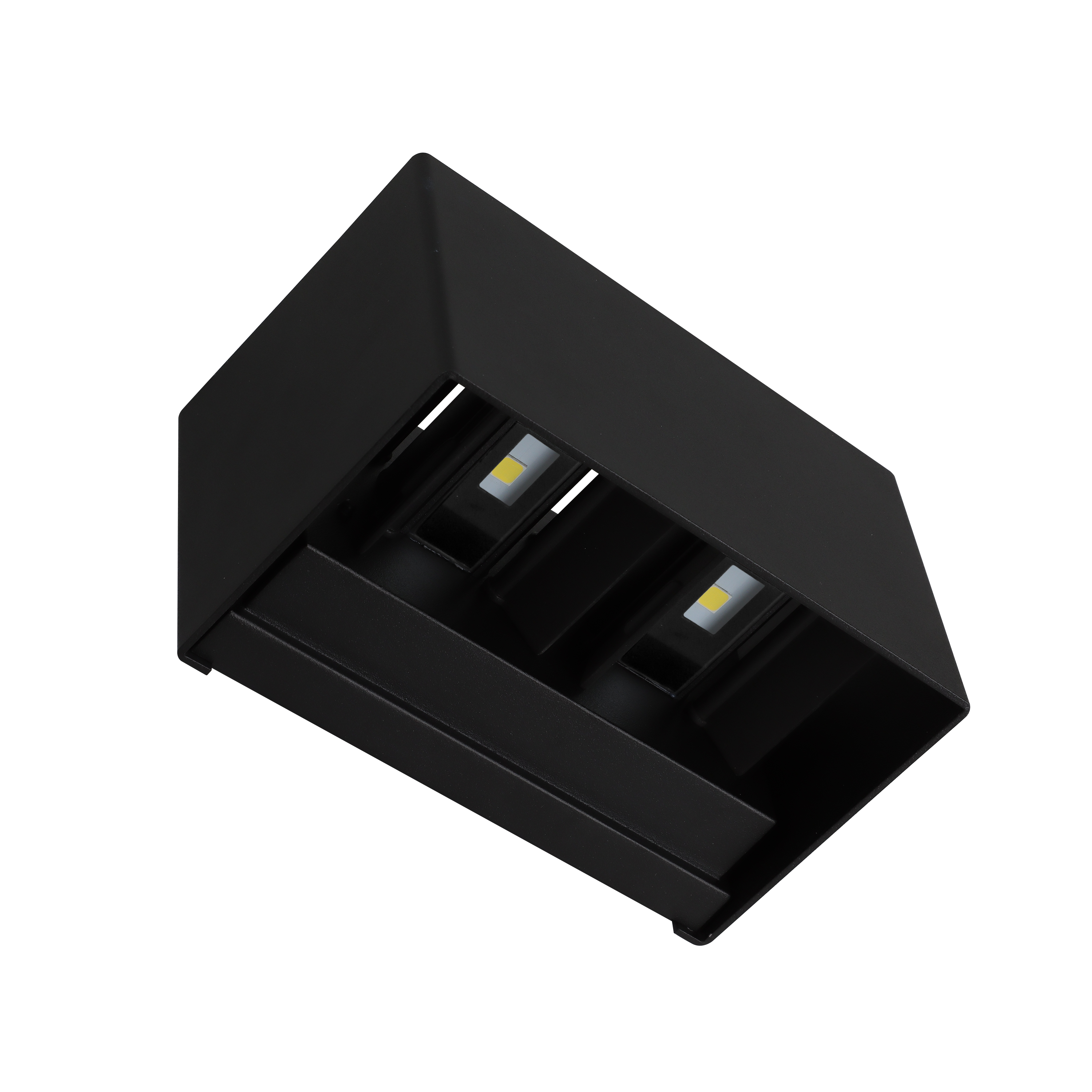 Aplique de parede LED de exterior ROXBURY - Retangular - 4000K - IP54 - preto - INSPIRE - 6