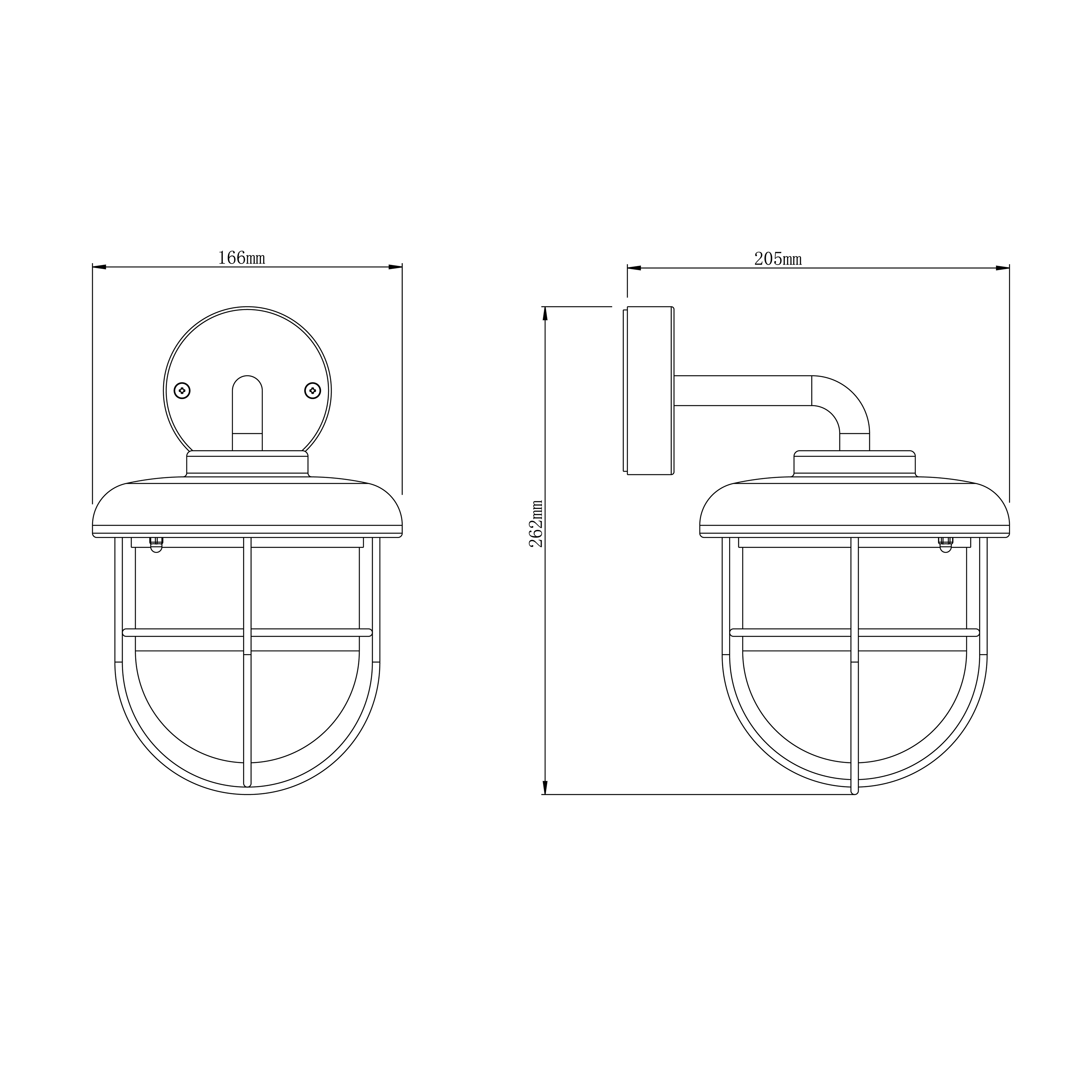 Applique extérieure LED Bord de mer, E27 Nerja noir INSPIRE - 6