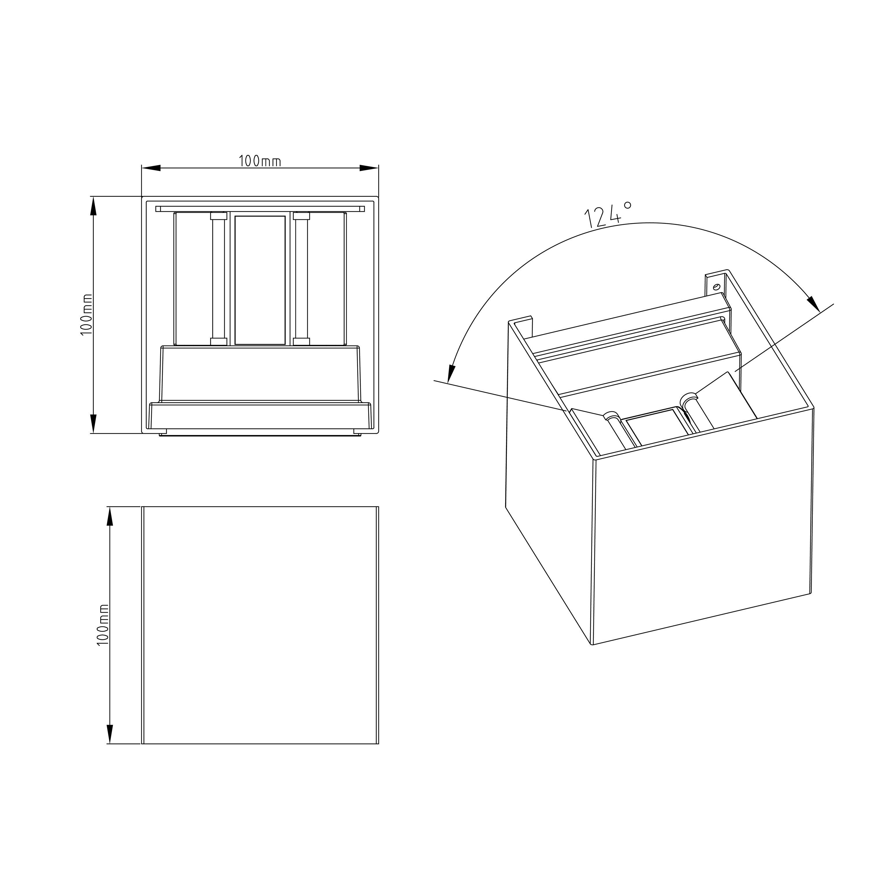 Aplique de exterior Roxbury INSPIRE LED blanco 350 lm blanco neutro IP54 - 6