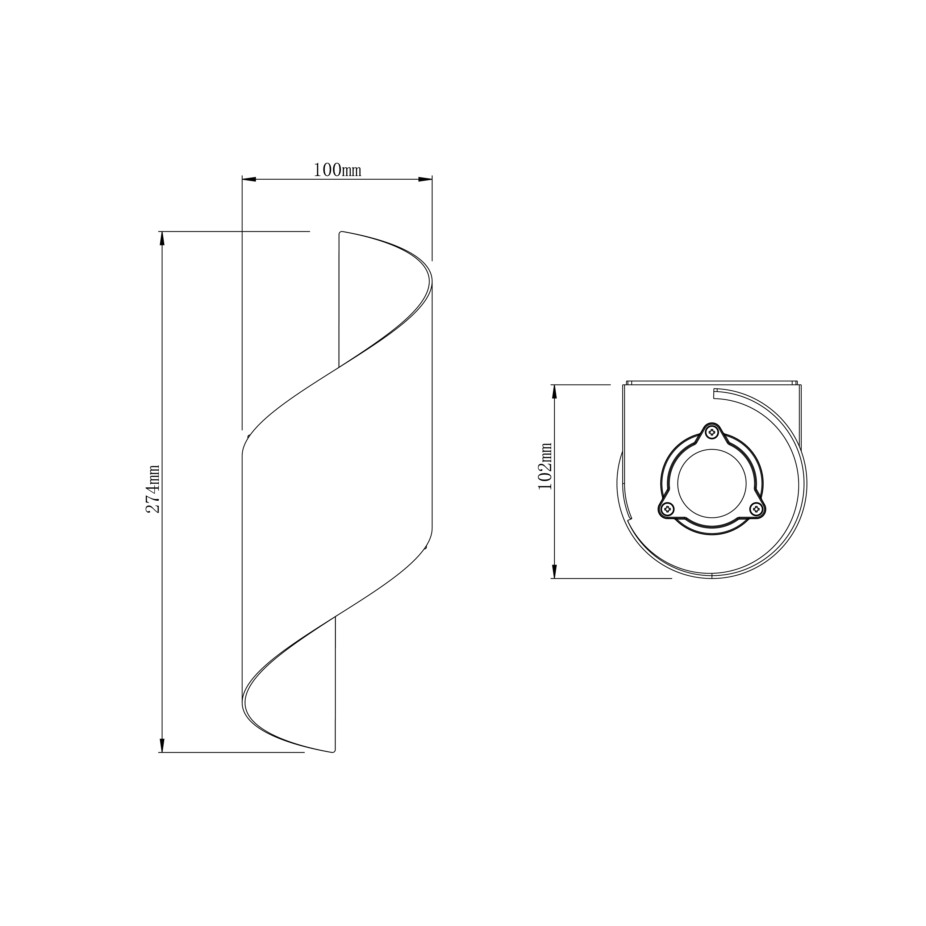 Applique extérieure LED, 1500 lumens blanc neutre, Lilly INSPIRE - 5