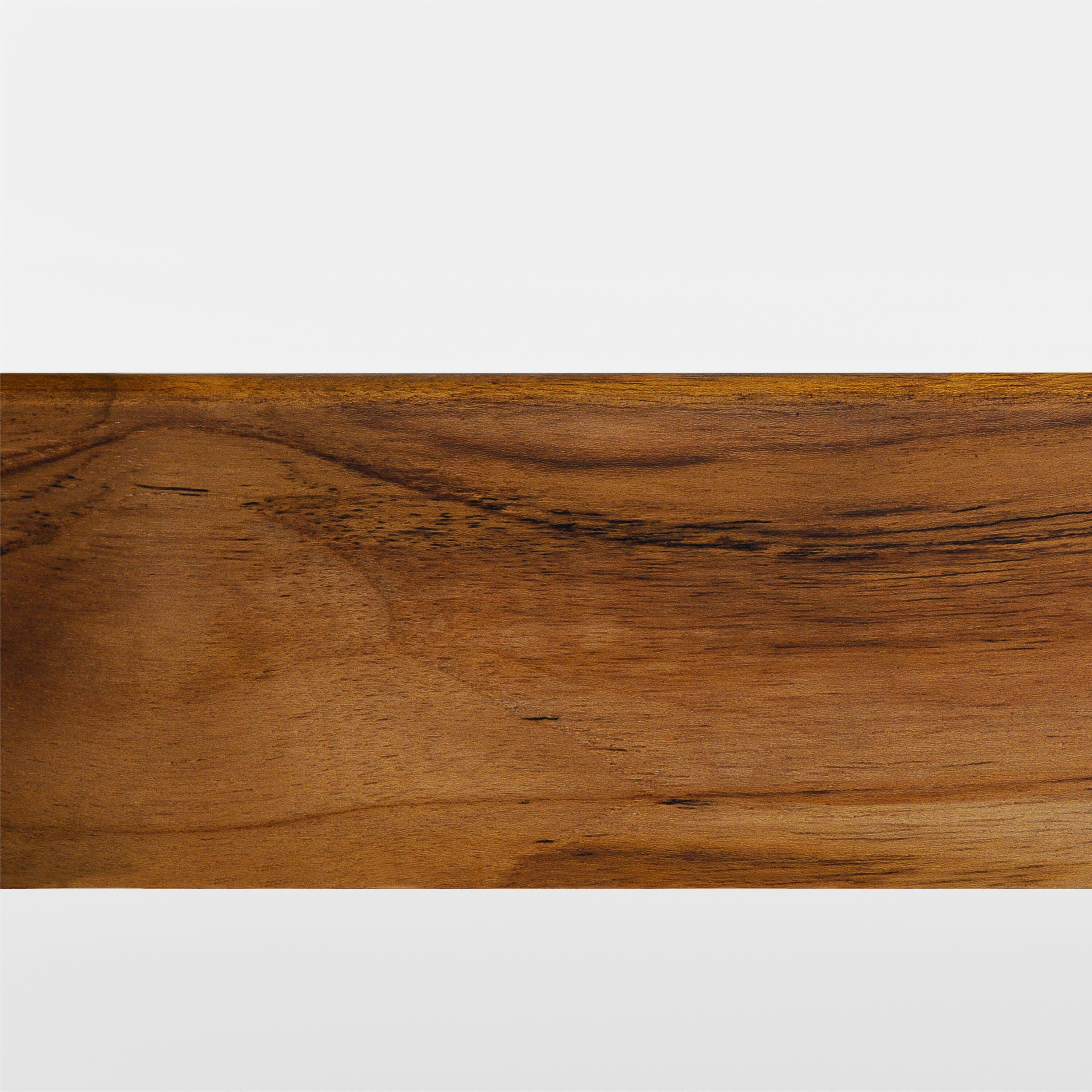Plinthe teck massif abouté huilé, H. 9 x L. 1.8 m, Ep.15 mm, résistant à l'eau - 2