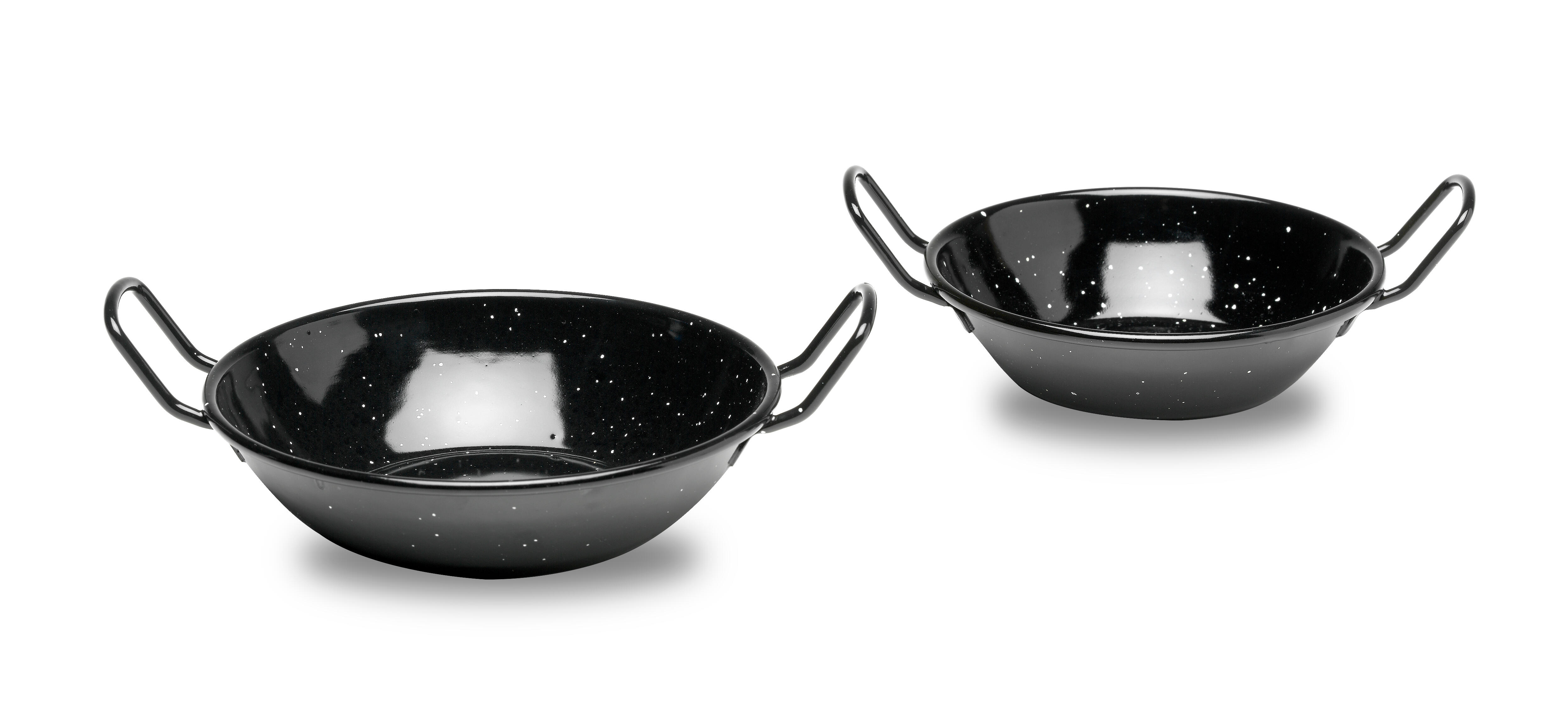 Sarten honda esmaltada con asas 26cm