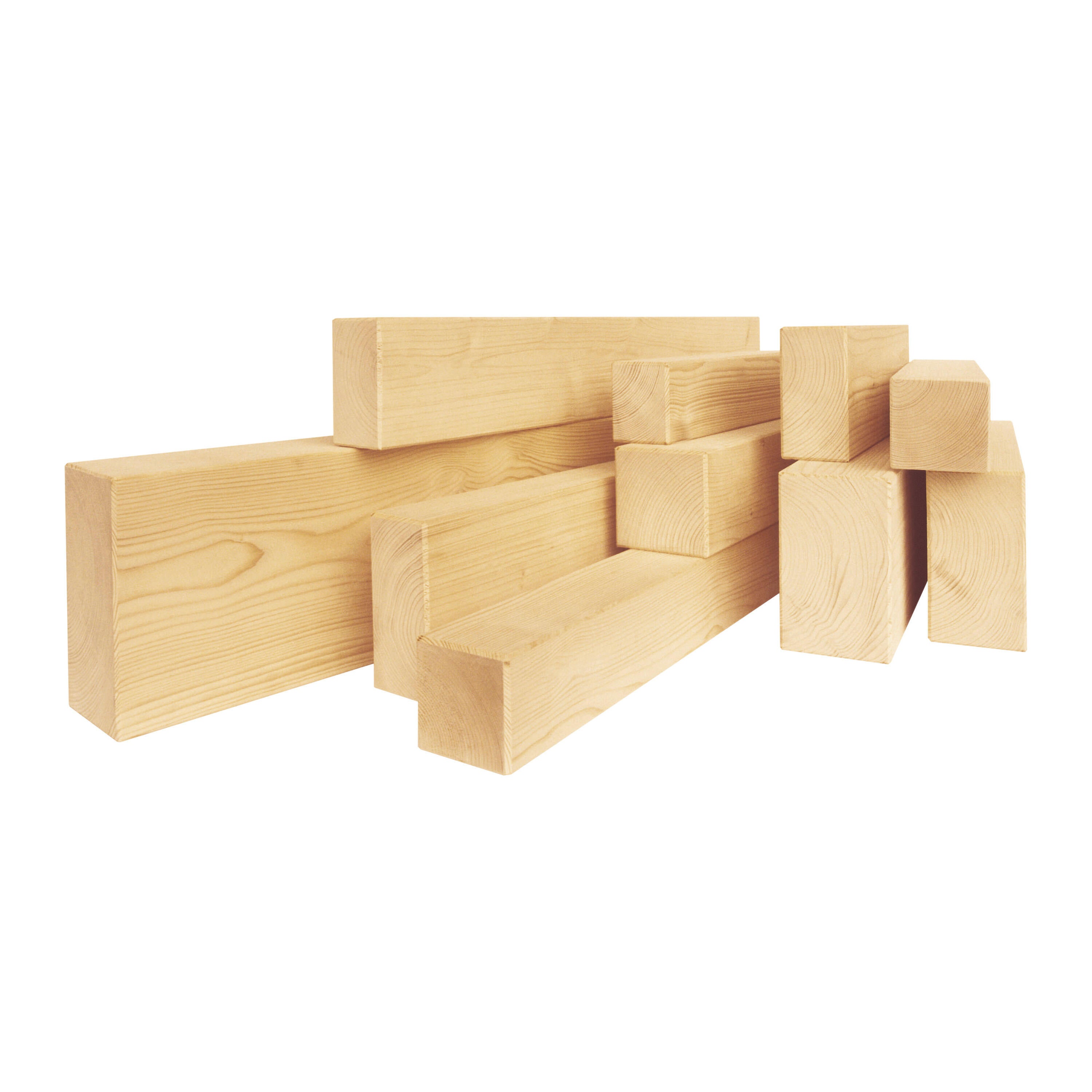 Poste rectangular de madera 12 x 12 x 300 cm natural JARDINCOM DESIGN SL - 6