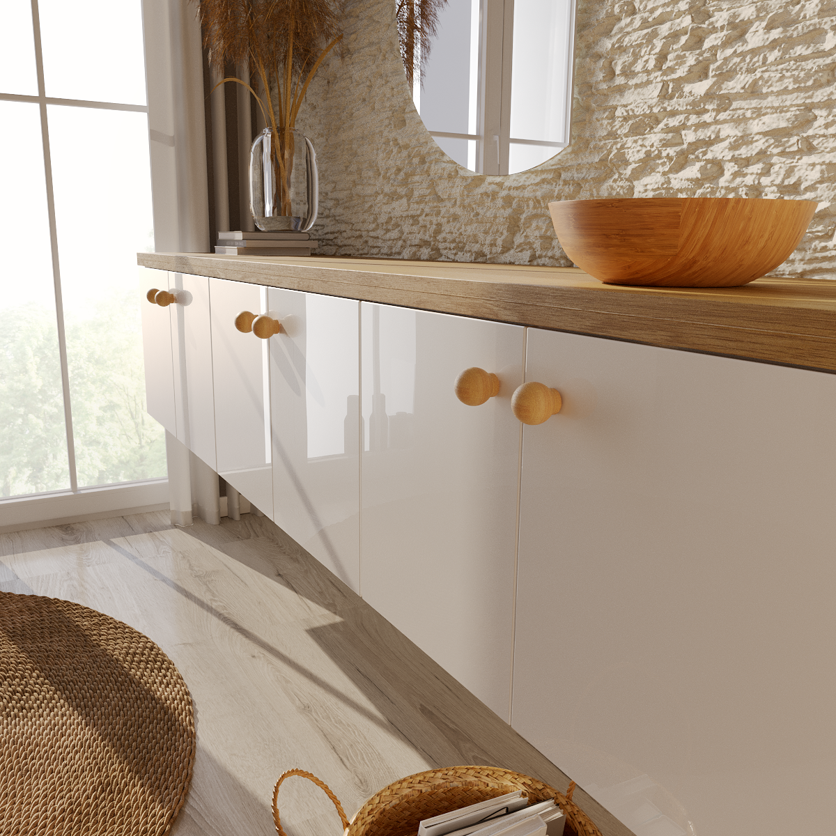 Panele podłogowe laminowane Promo Flooring Dąb Jasper AC4 7 mm - 5