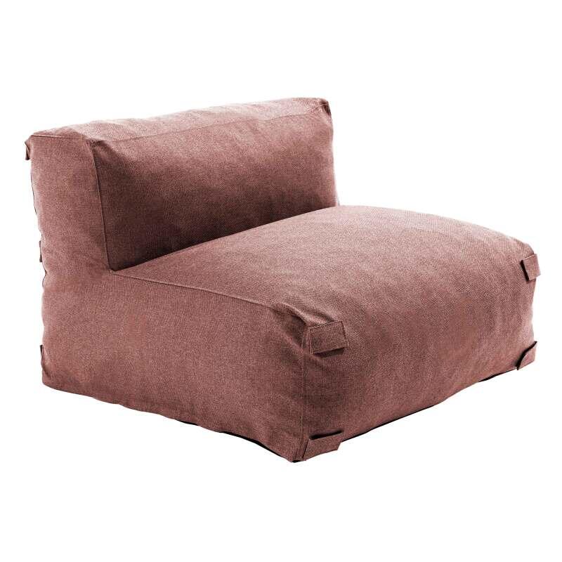 Pouf fauteuil MIXI terracotta