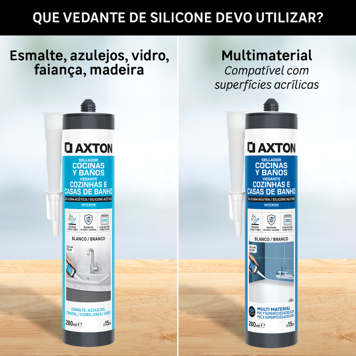 silicone axton casa de banho e cozinha multimaterial