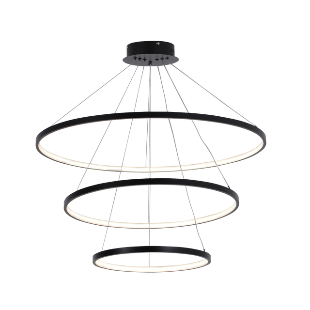 	
Lampa wisząca Lea 12000 lm 80 cm czarna LED Sanico