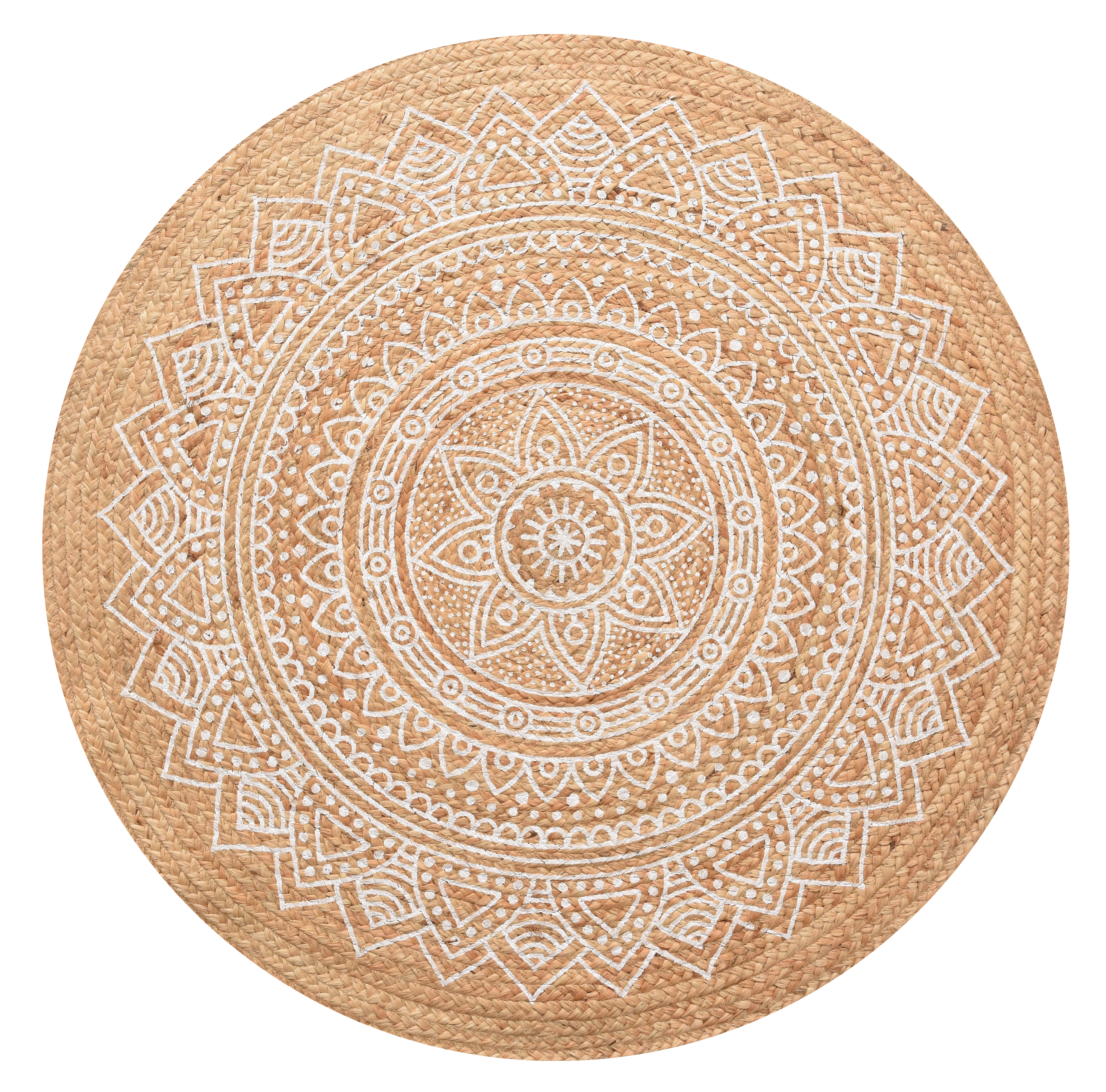 Dywan okrągły z juty Neo Aztec śr. 100 cm