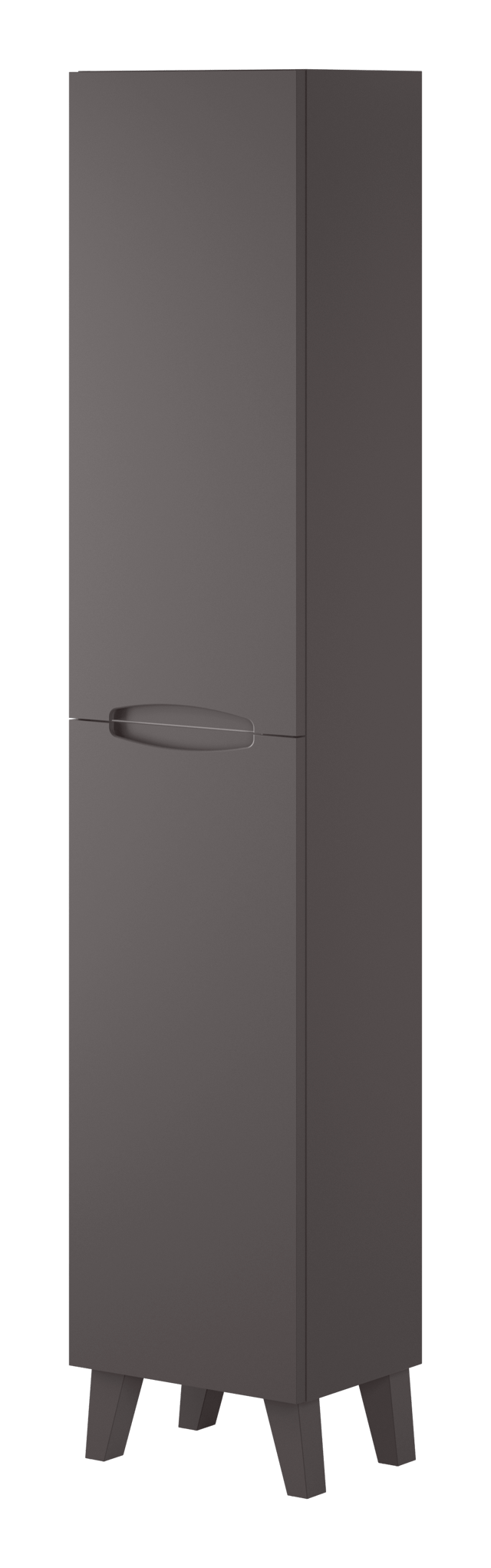 Columna de baño New Asimetrico grafito 35x173x27 cm