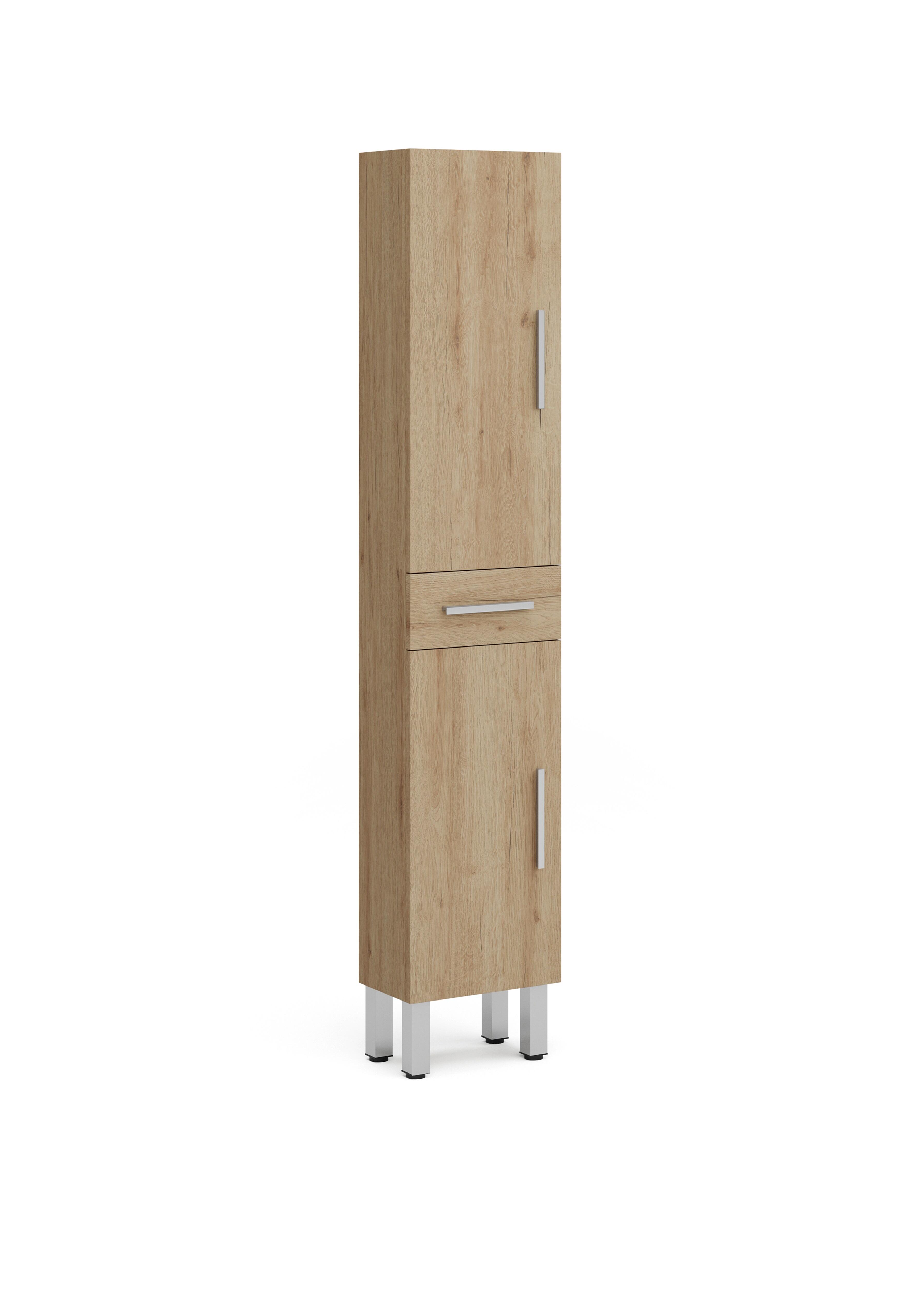 Columna de baño madrid roble 35x180x30.6 cm