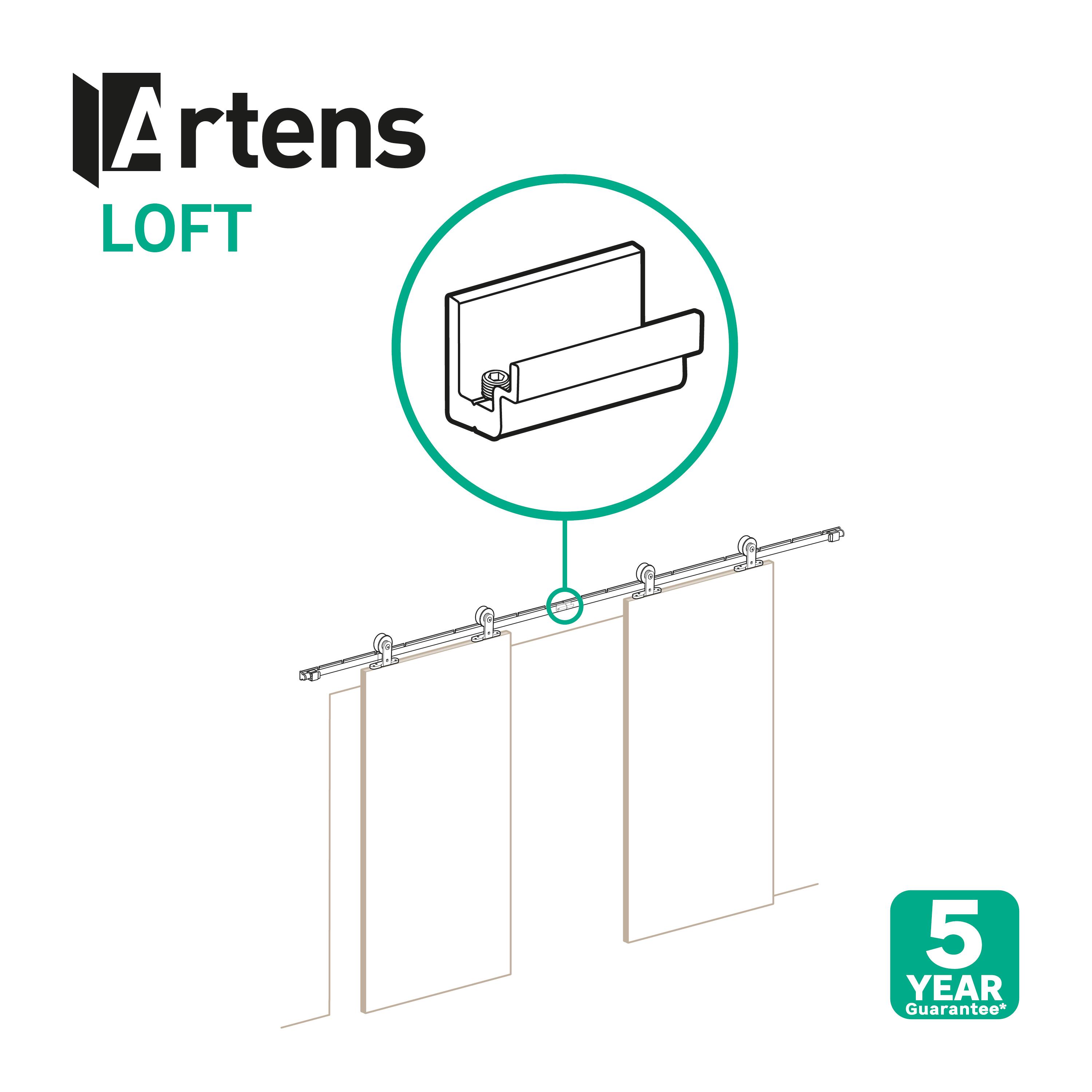 Connecteur rail Loft pour double porte - 3