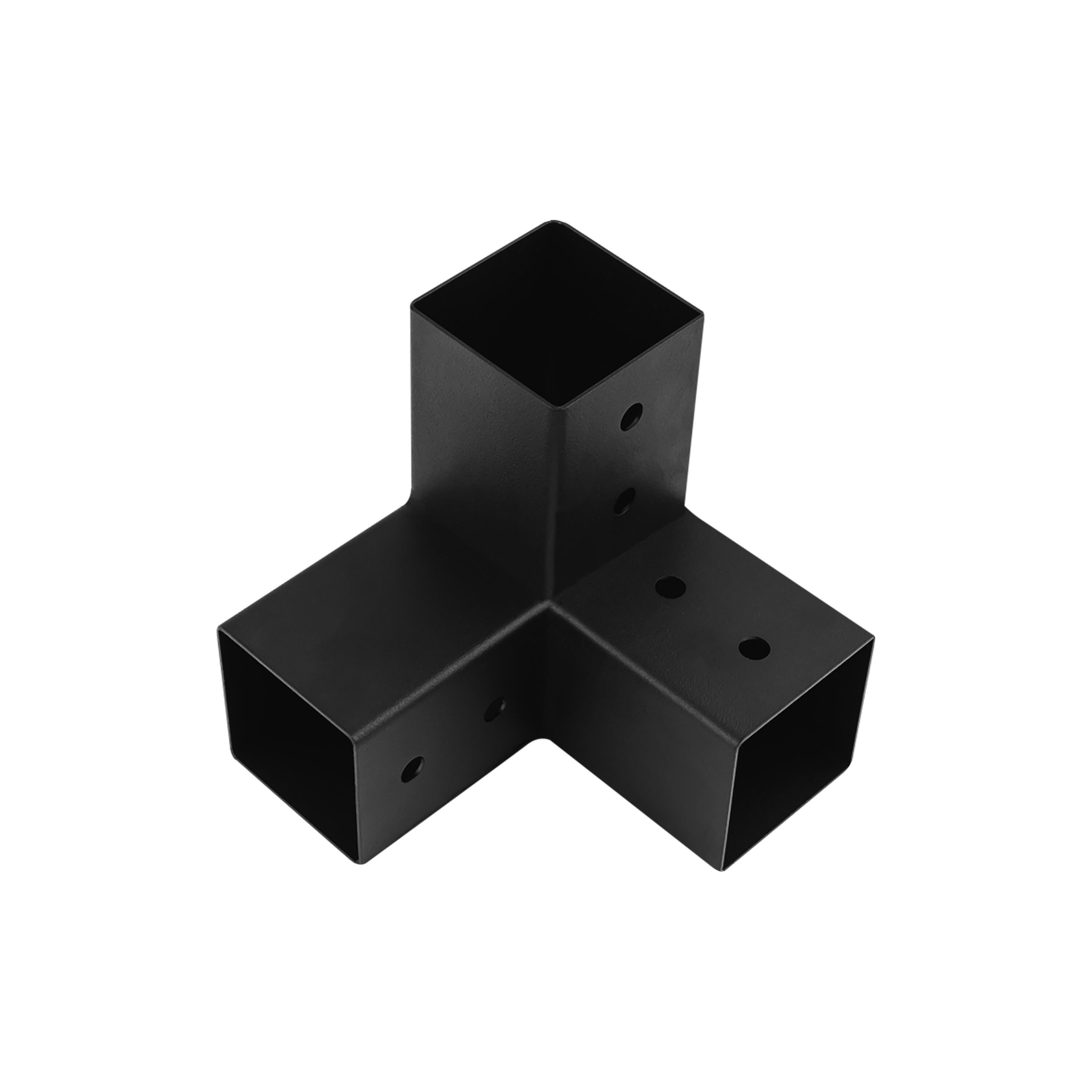 Conector para pergola negro 3 brazos - 5