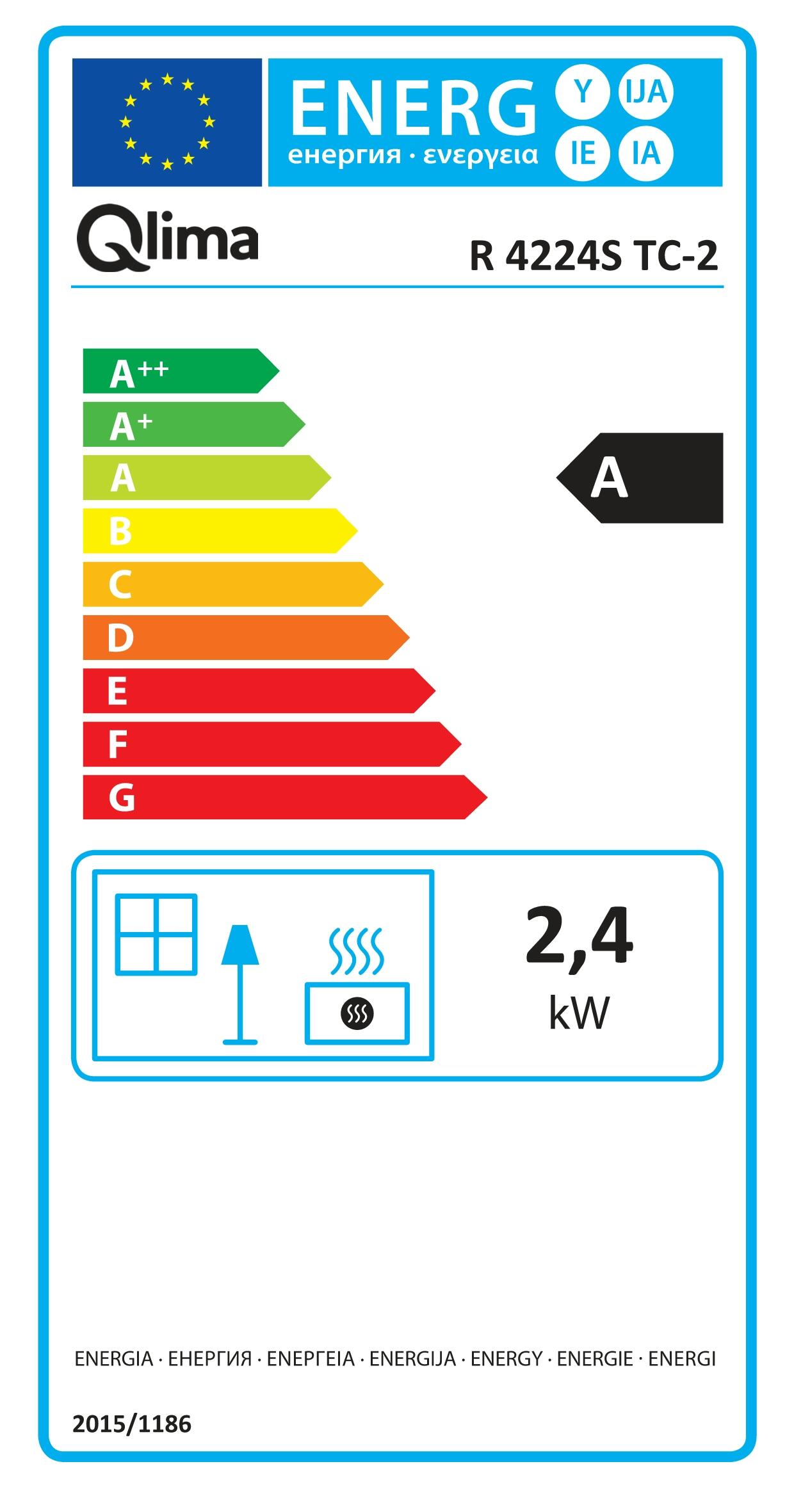 Aquecedor a parafina com mecha Qlima R 4224S TC-2 - 5