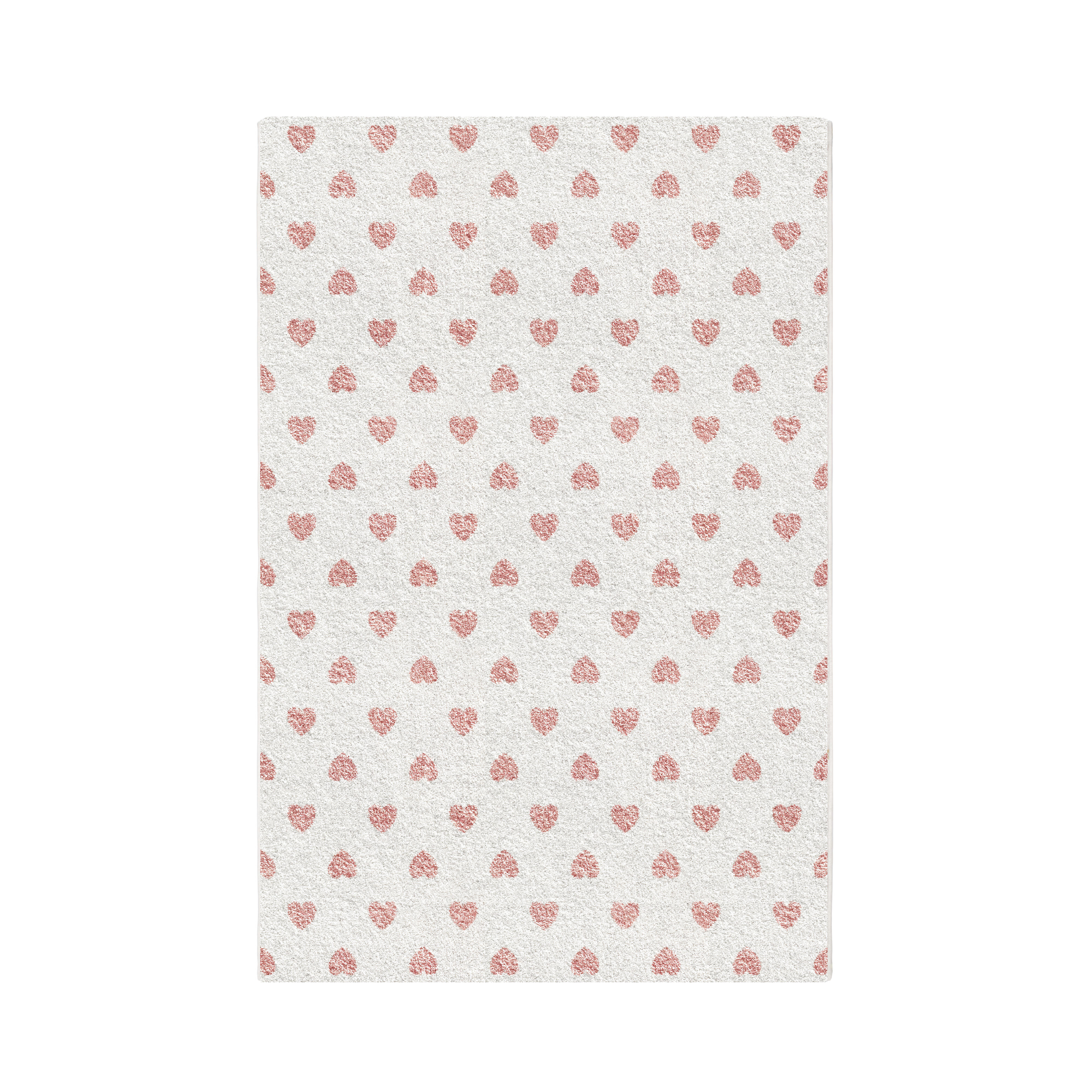 Tapis intérieur Cœur, l.100 x L.150 cm - 3