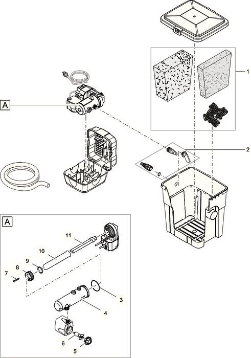 Zestaw do filtrowania 1000l/h Pondopress Set 4000 Pontec - 2