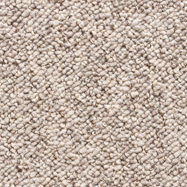 Moquette tufté uni beige, rouleau l.4 m