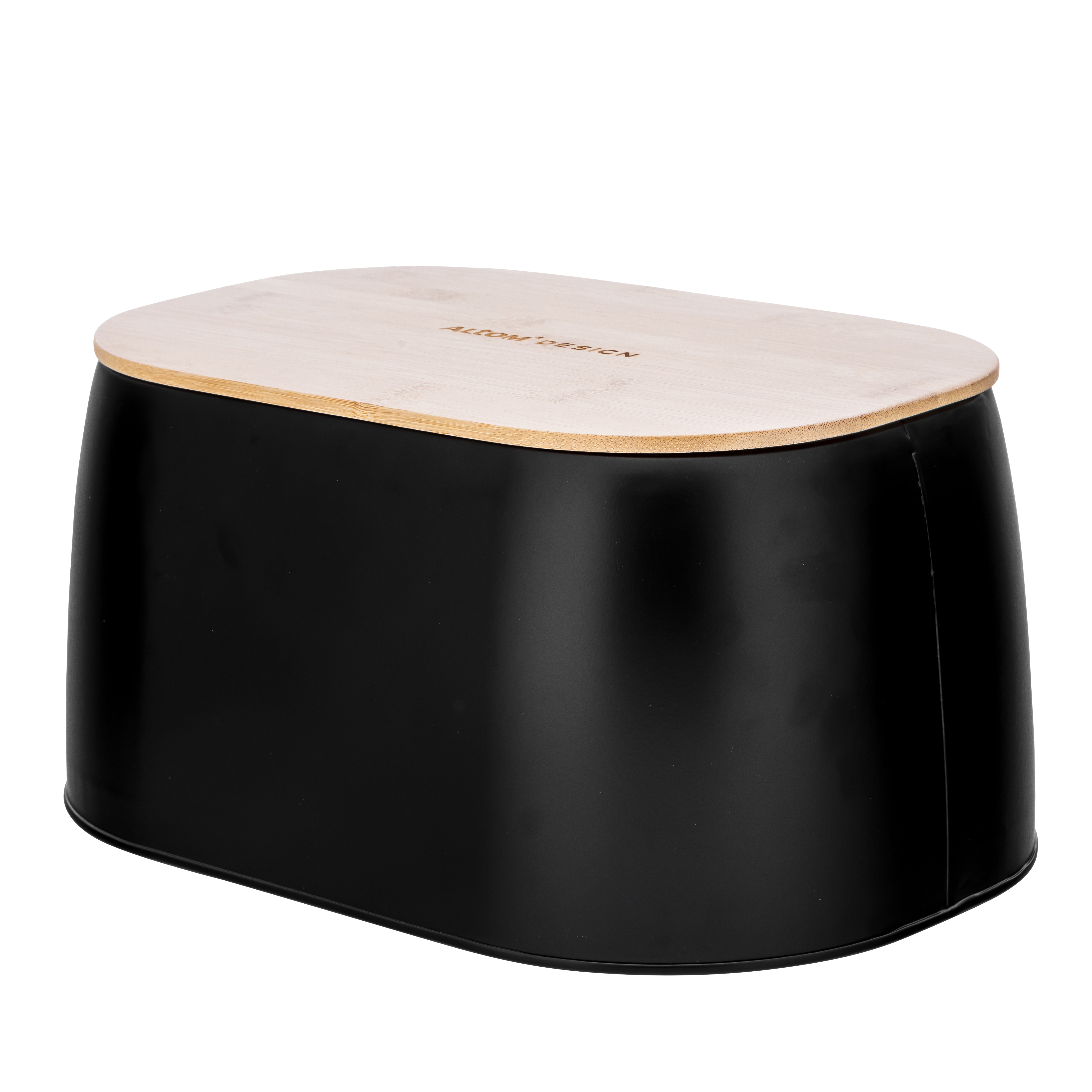 Chlebak metalowy z pokrywą bambusową Altom Design