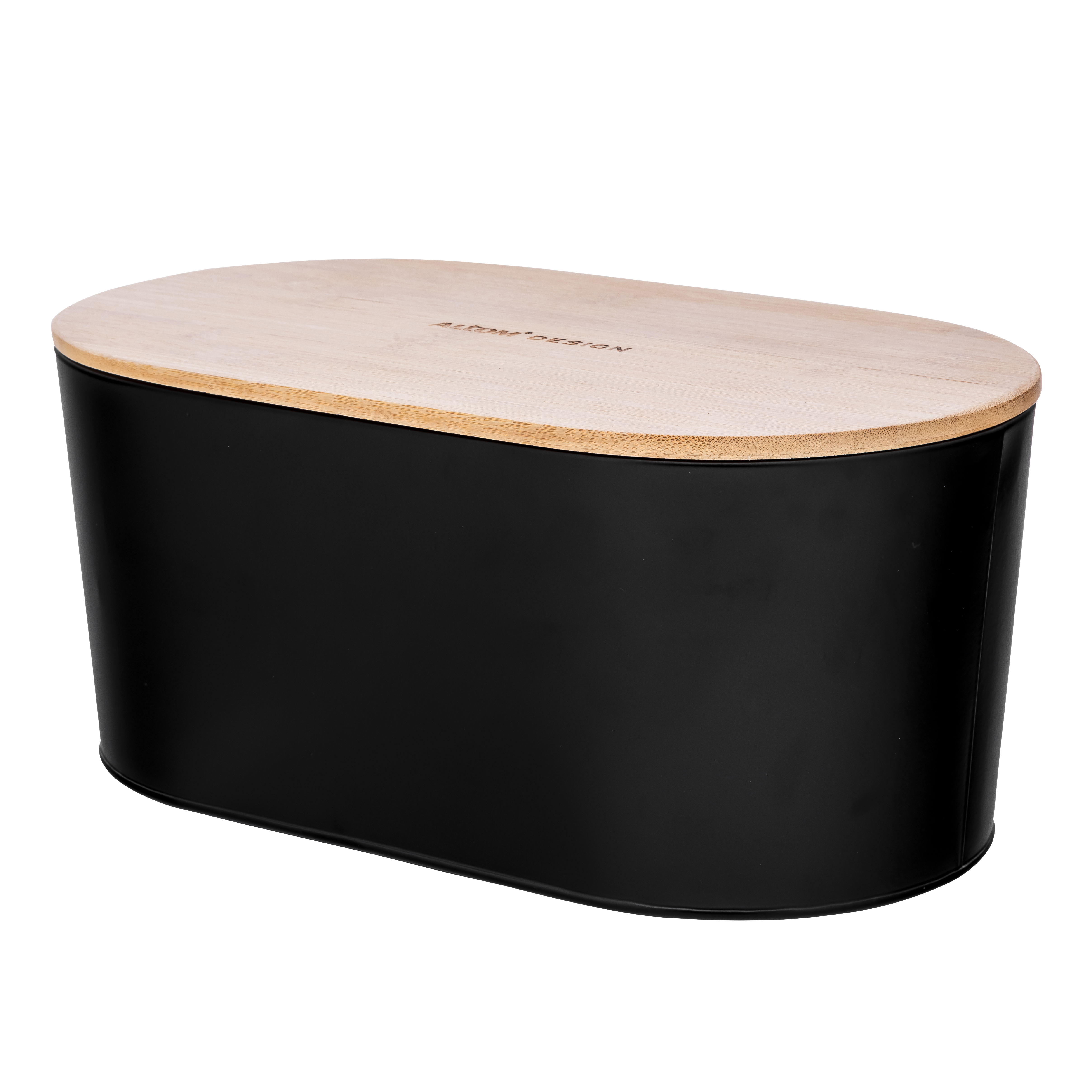 Chlebak metalowy z pokrywą bambusową Altom Design