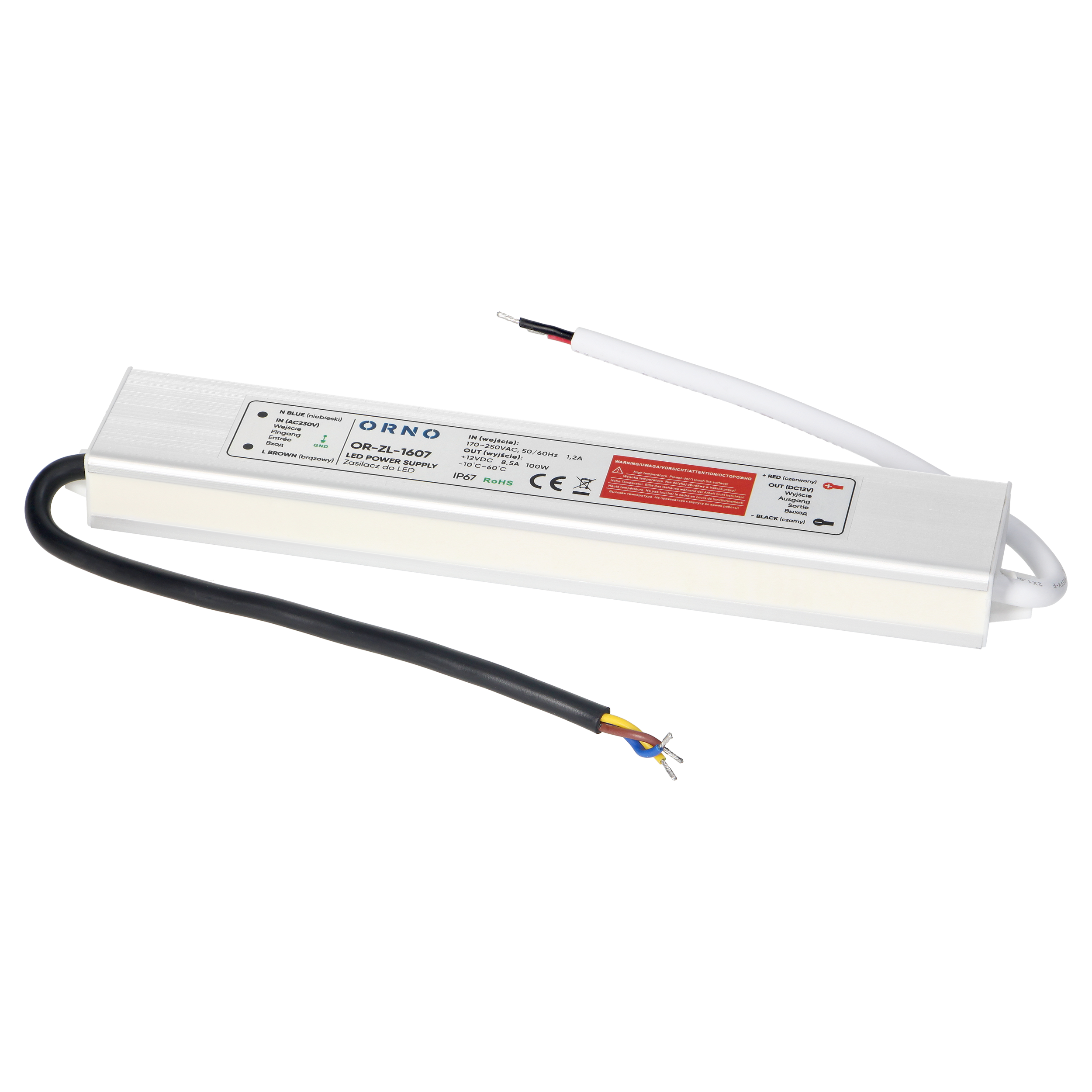 Zasilacz do LED 12 V 100 W IP67 OR-ZL-1607 ORNO - 3