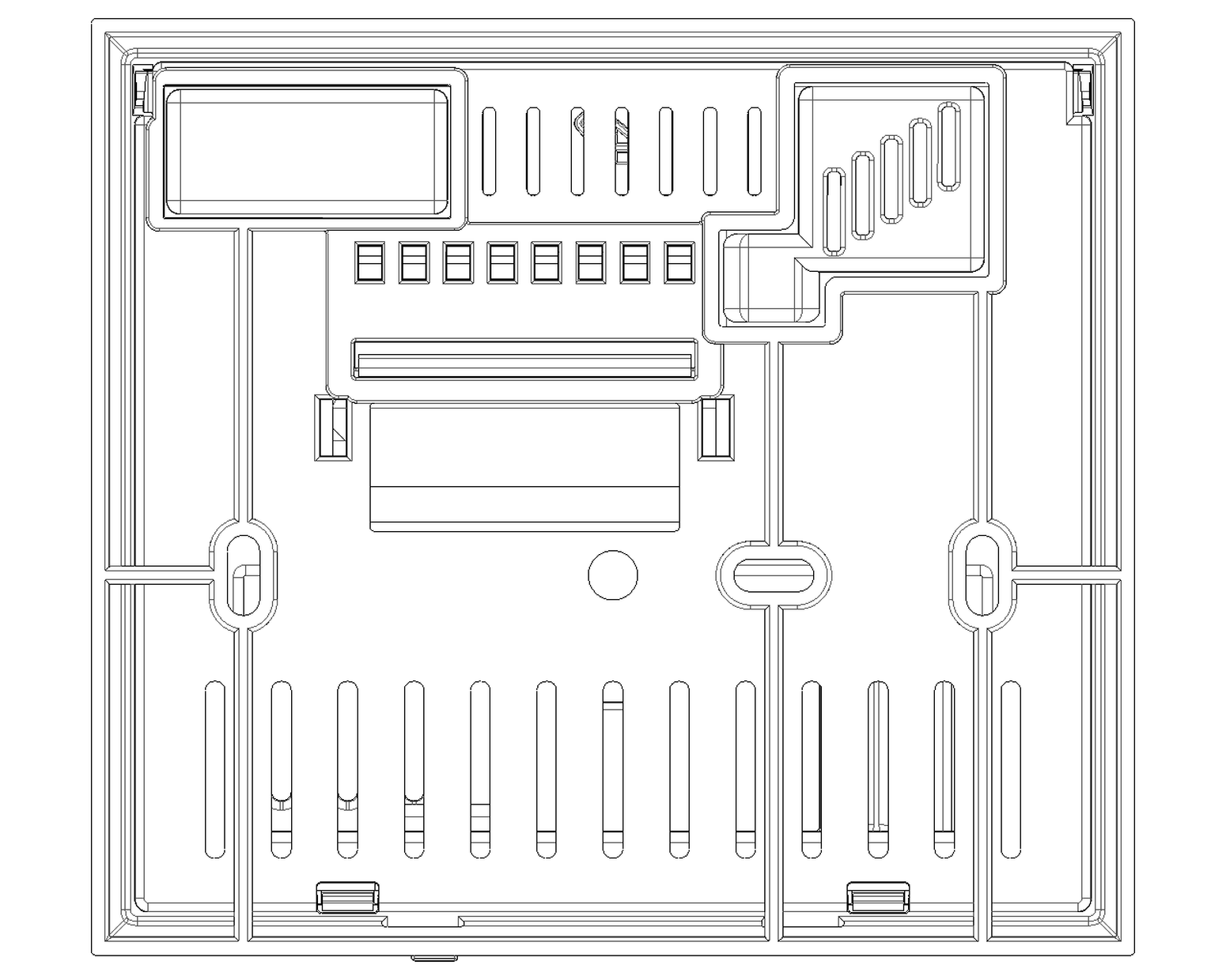 Termostato intelligente e connesso a parete WIFI VIMAR WiFi installazione a parete nero - 7