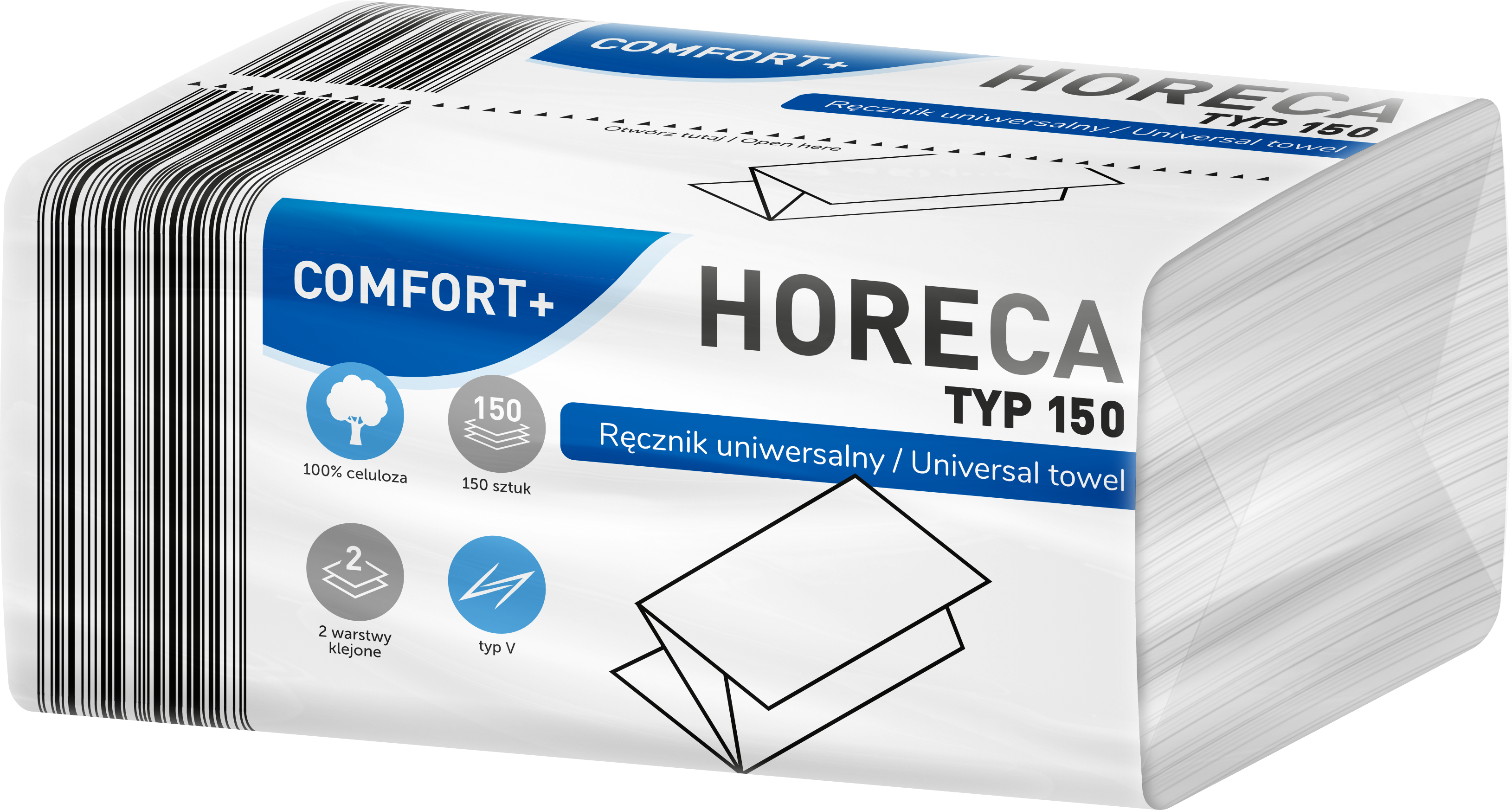 Ręcznik papierowy Horeca Comfort 150 listków