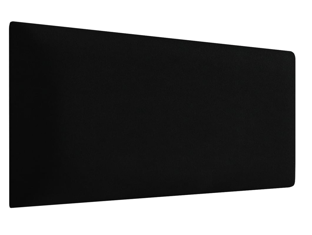 Panele ścienne tapicerowane prostokąt 90x30 cm Czarny 99