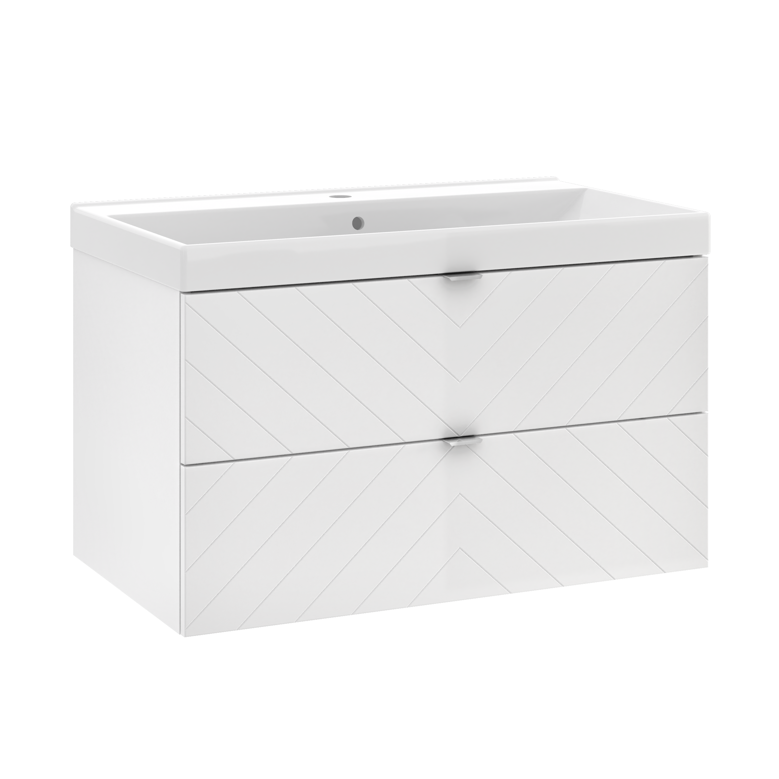 Szafka pod umywalkę Vixana 80.2x45.6x45 cm biała Mirano - 10