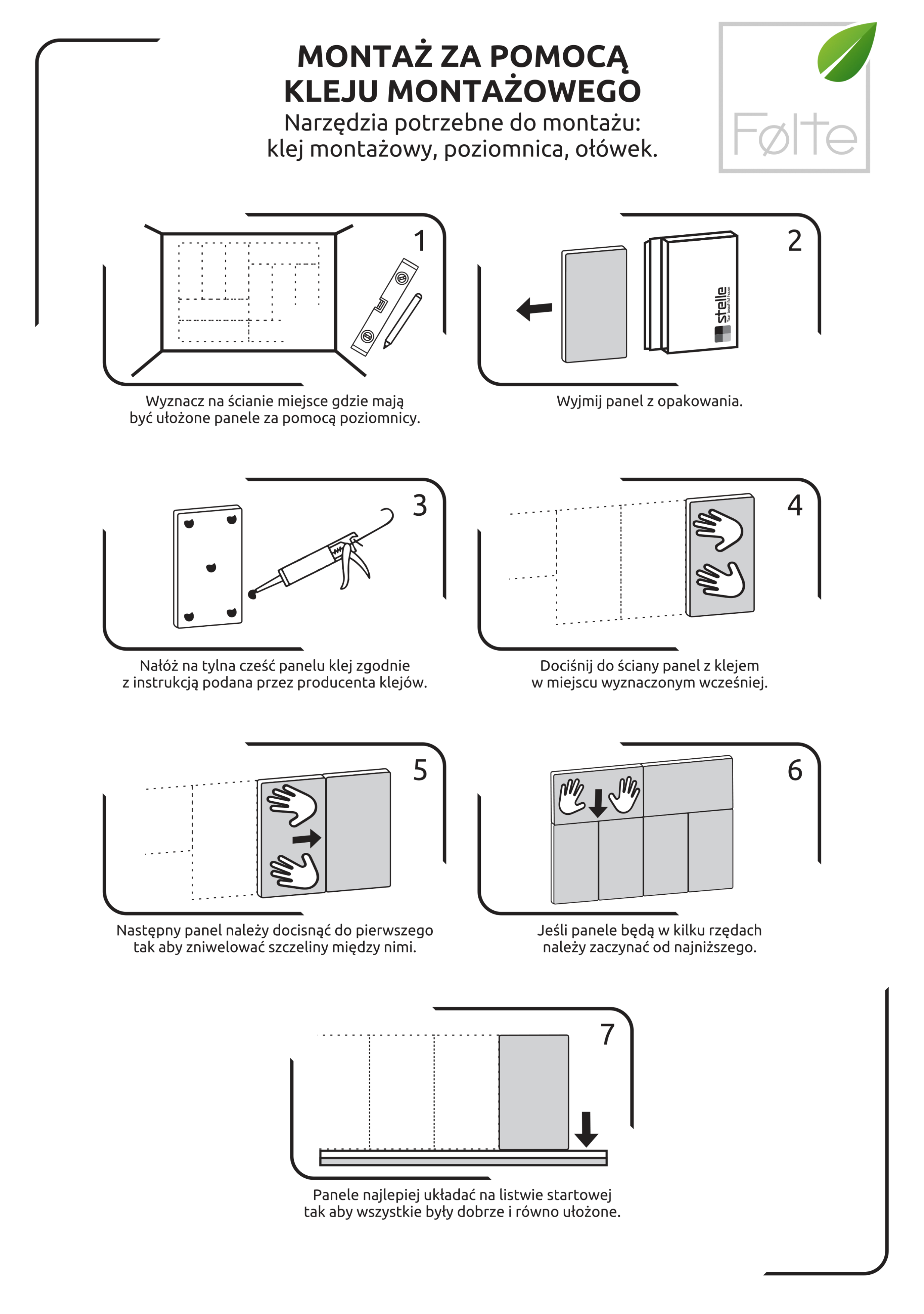 Panele ścienne 3D filcowe Klocek niebieski 60x30 cm - 7