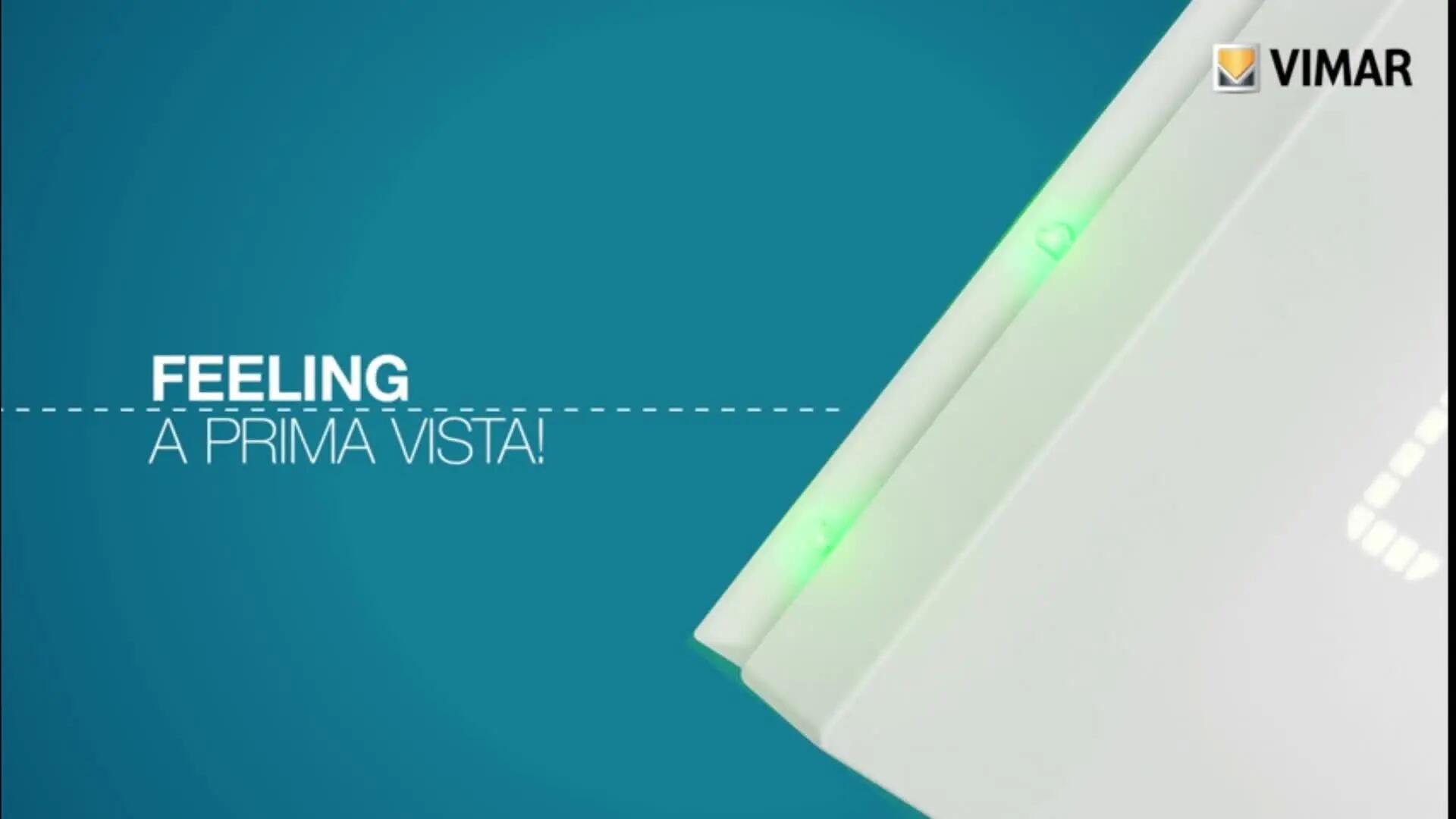 Termostato intelligente e connesso a parete WIFI VIMAR WiFi installazione a parete nero - 2