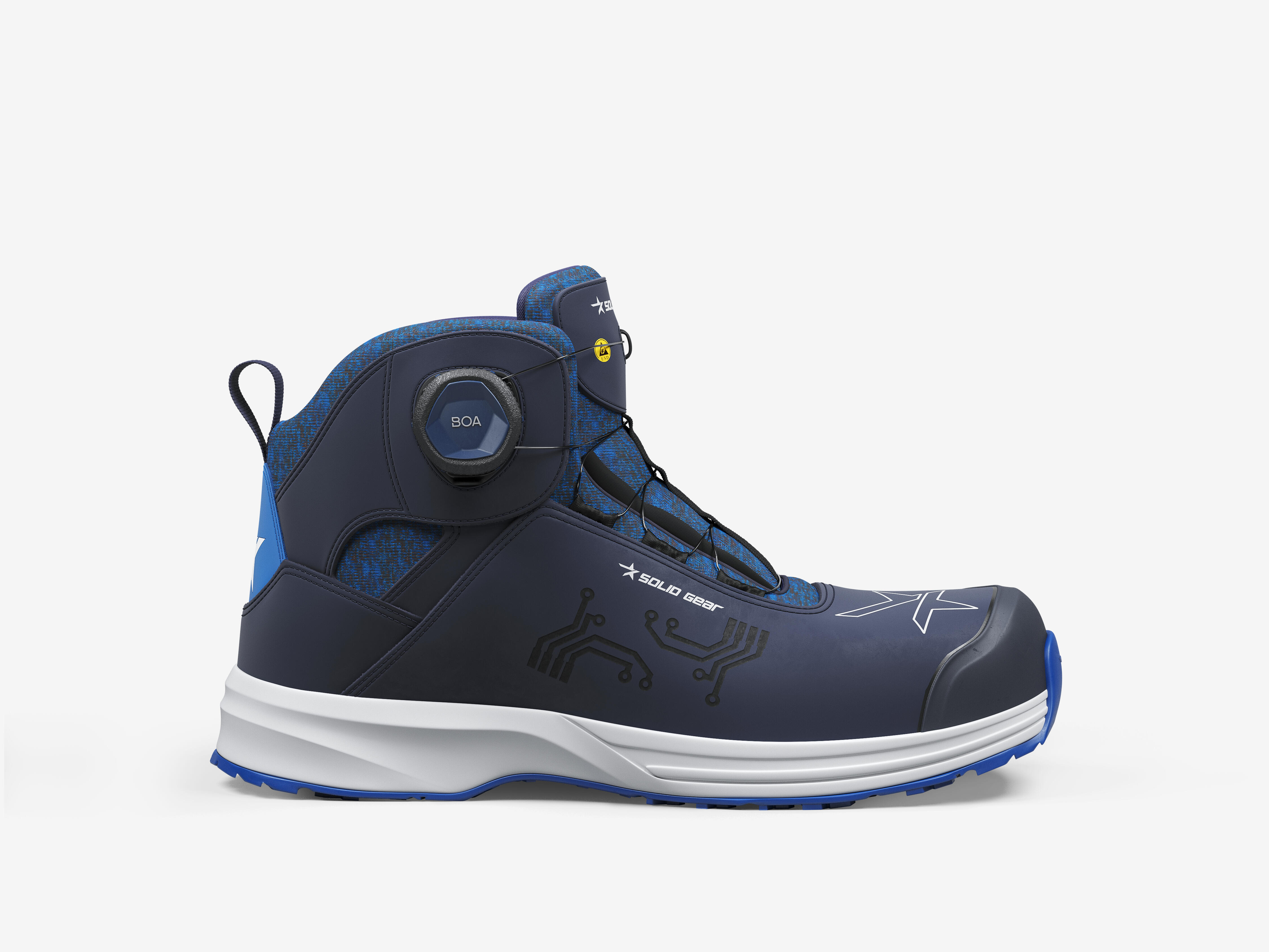 Botas de seguridad solid gear nautilus s3 azul t42
