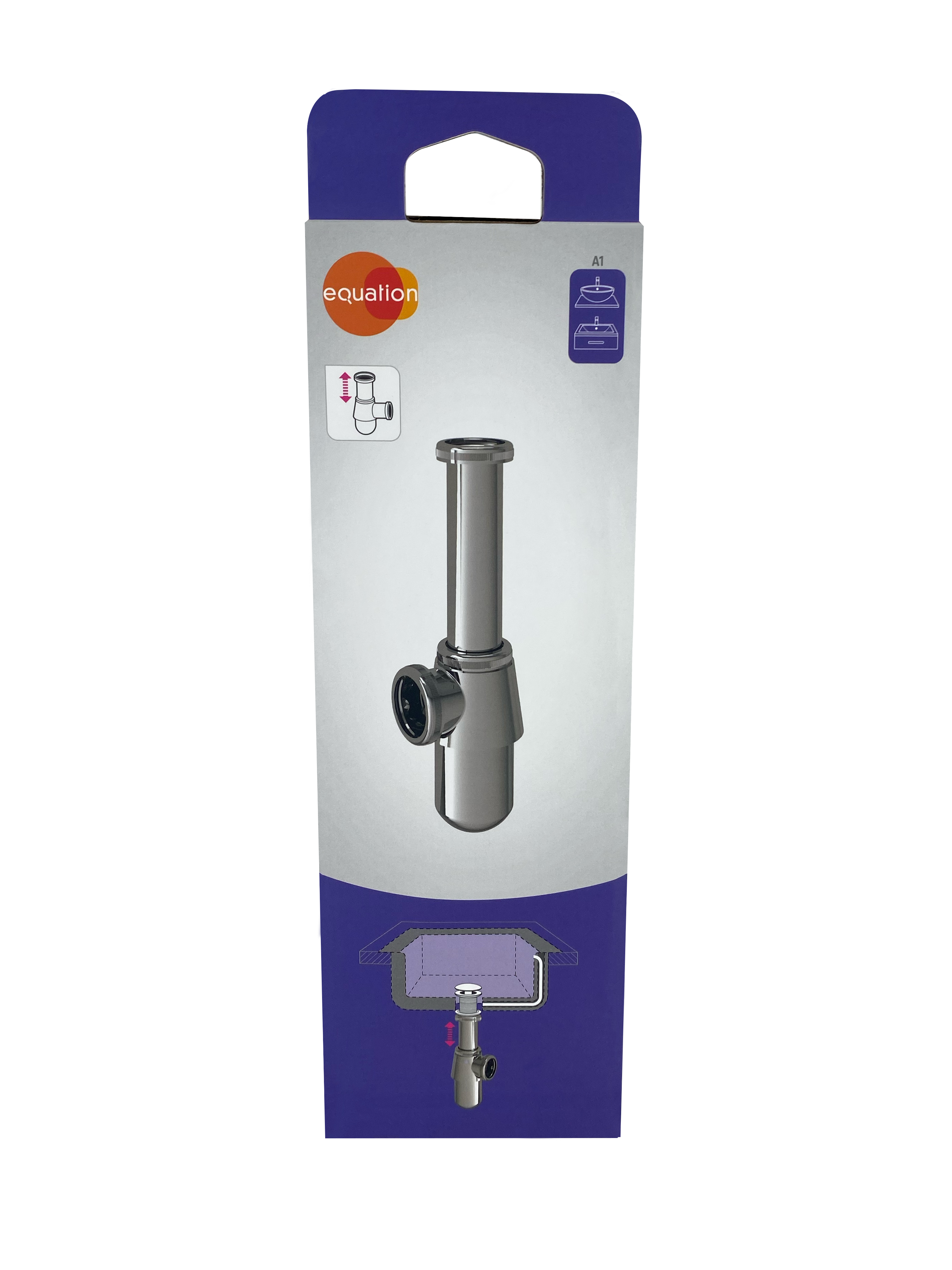 Sifao lavatorio equation garrafa cromado - 4