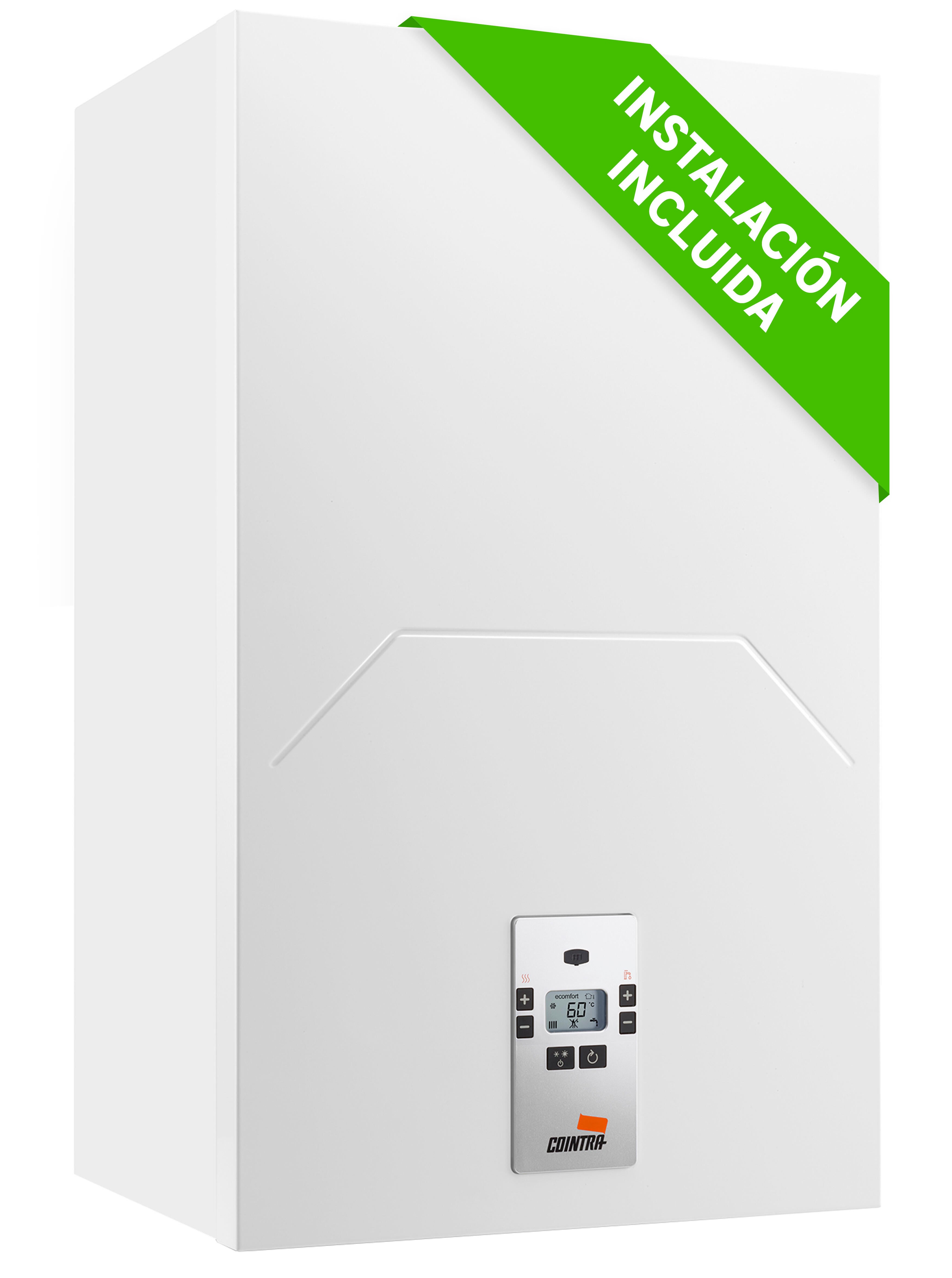 Caldera de condensación gas natural cointra supra 28kw con instalación incluída