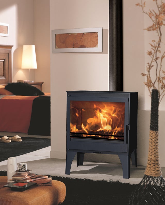 Poêle à bois Topaze PANADERO 18682 noir, 7.1 kW