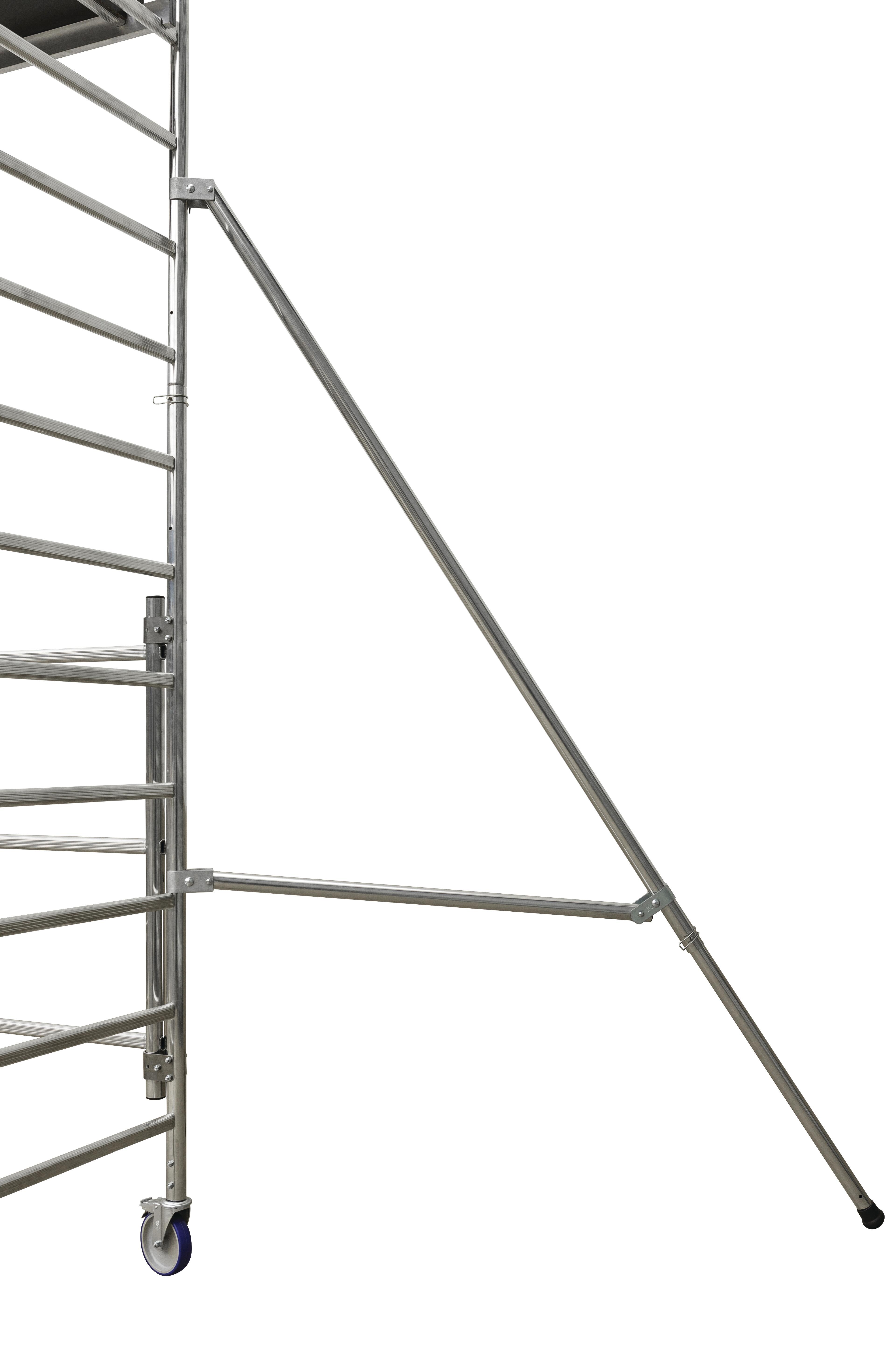 Echafaudage mobile aluminium 439703 CENTAURE, hauteur de plateau 2.92 m - 5