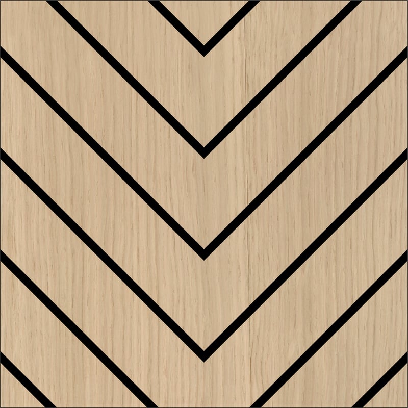 Panele ścienne MDF frezowane Jodełka 30x30 cm