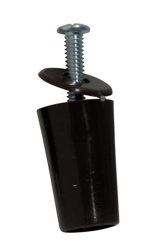 Lot de 2 butées volet rondes noires 40 mm - 4